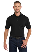 Port Authority Tall EZCotton Polo TK8000 - Black - front