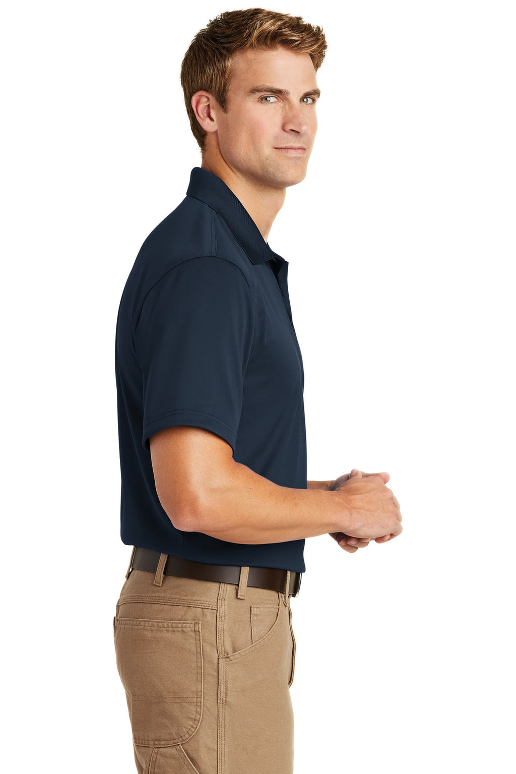 CornerStone Tall Select Snag-Proof Polo. TLCS412 - Dark Navy - side