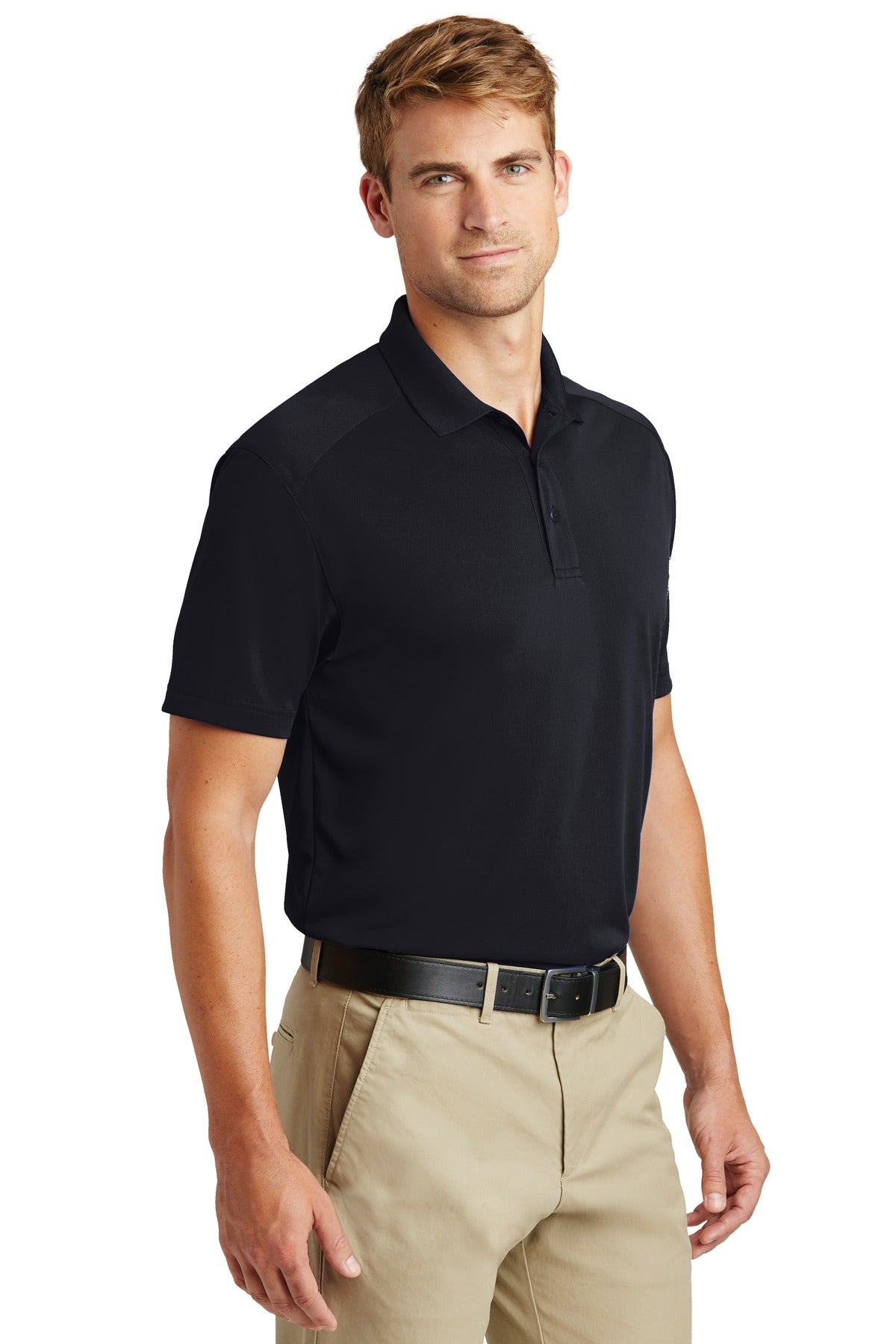 CornerStone Tall Select Lightweight Snag-Proof Polo TLCS418 - Dark Navy - three_q