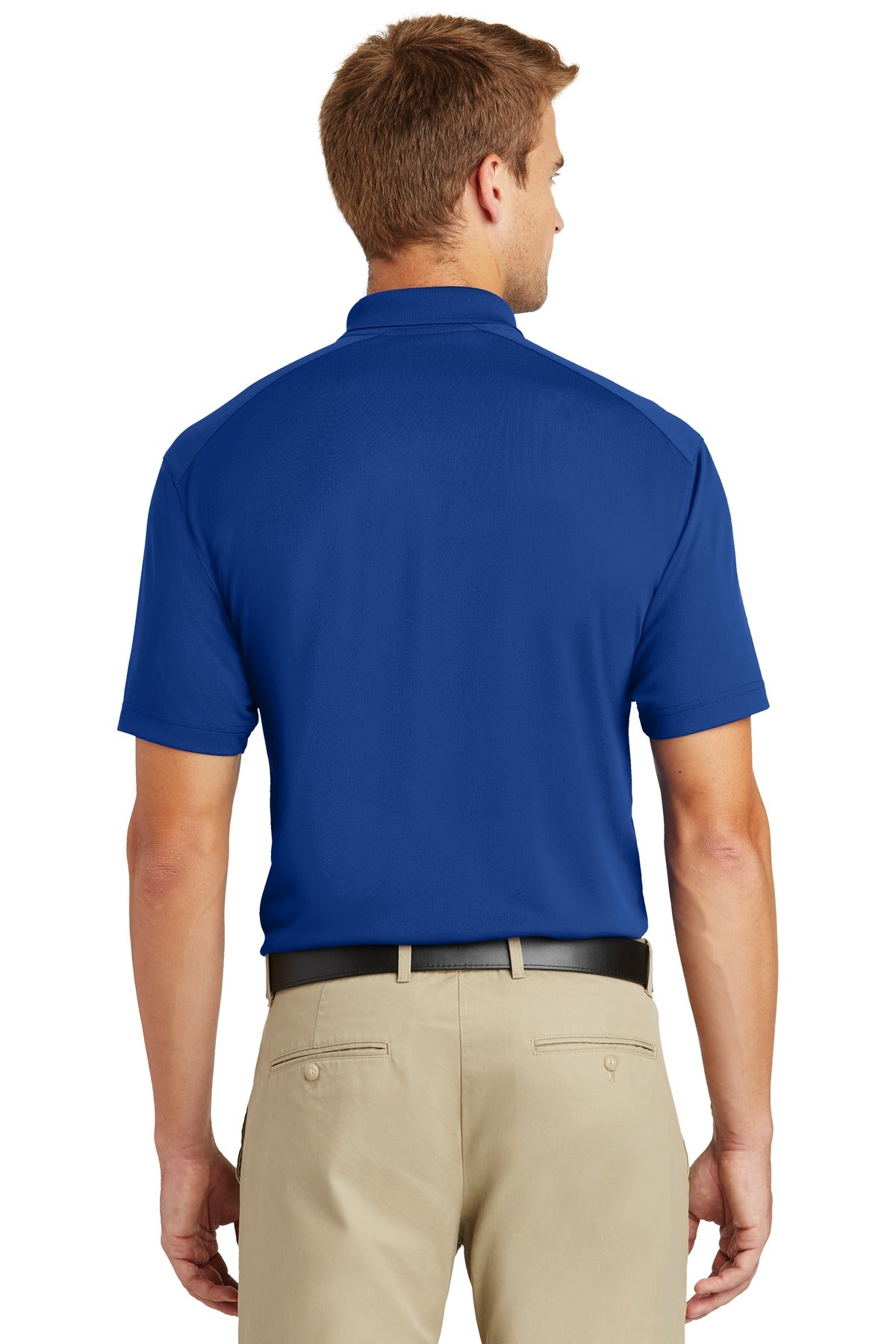 CornerStone Tall Select Lightweight Snag-Proof Polo TLCS418 - Royal - back