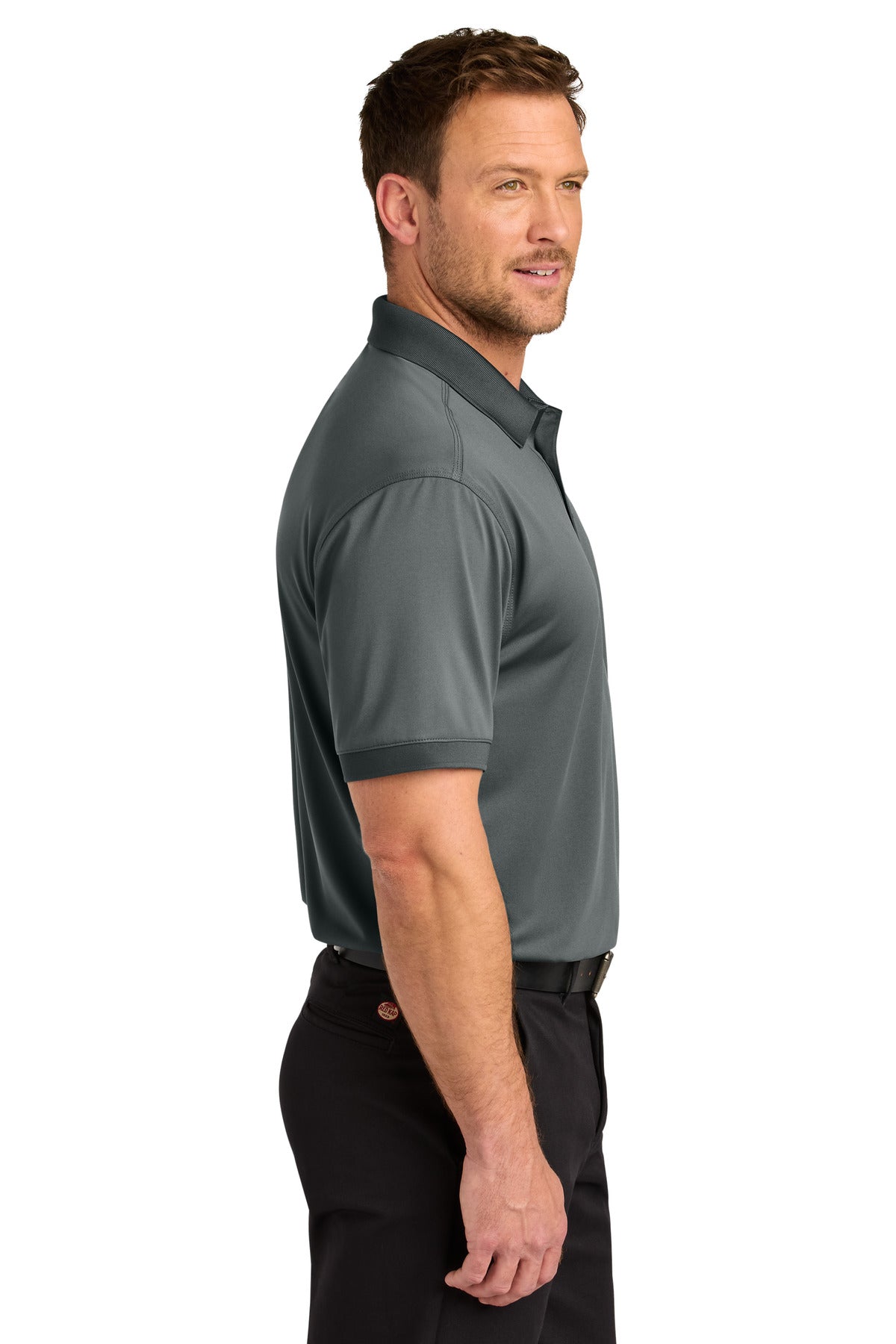 CornerStone Tall Workwear Pro Polo TLCS450 - Metal Grey - side