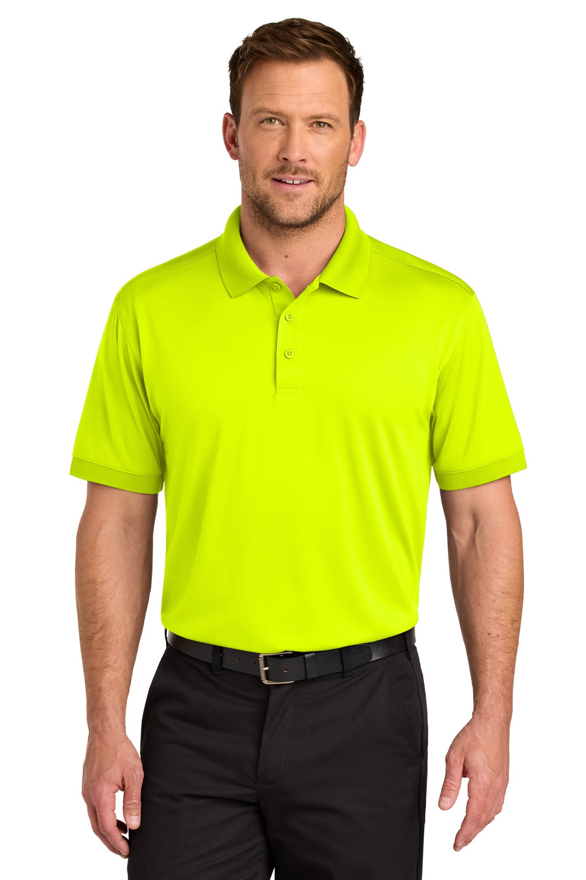 CornerStone Tall Workwear Pro Polo TLCS450 - Safety Yellow - front