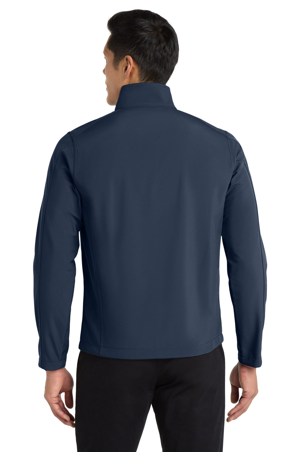 Port Authority Tall Core Soft Shell Jacket. TLJ317 - Dress Blue Navy - back