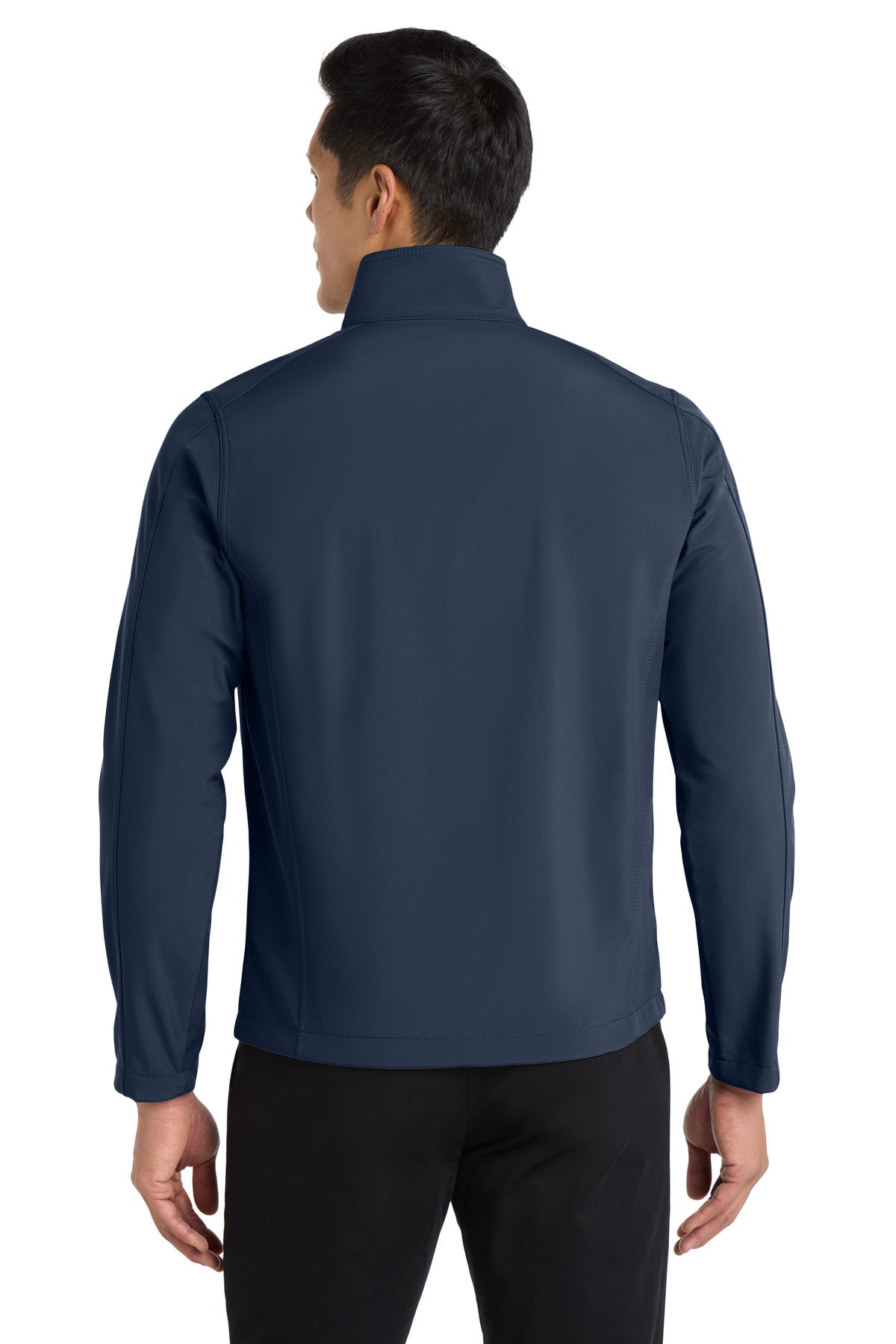 Port Authority Tall Core Soft Shell Jacket. TLJ317 - Dress Blue Navy - back