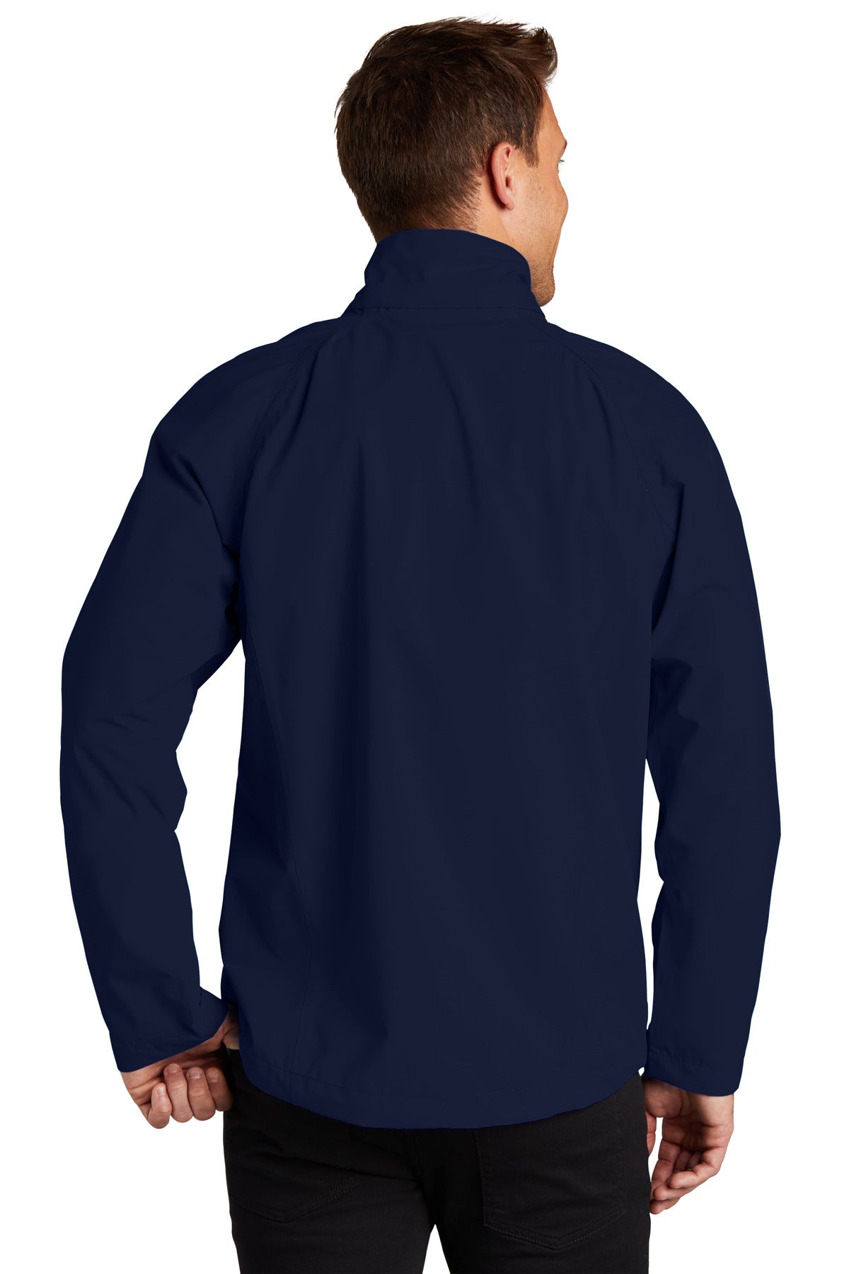 Port Authority Tall Torrent Waterproof Jacket TLJ333 - True Navy - back
