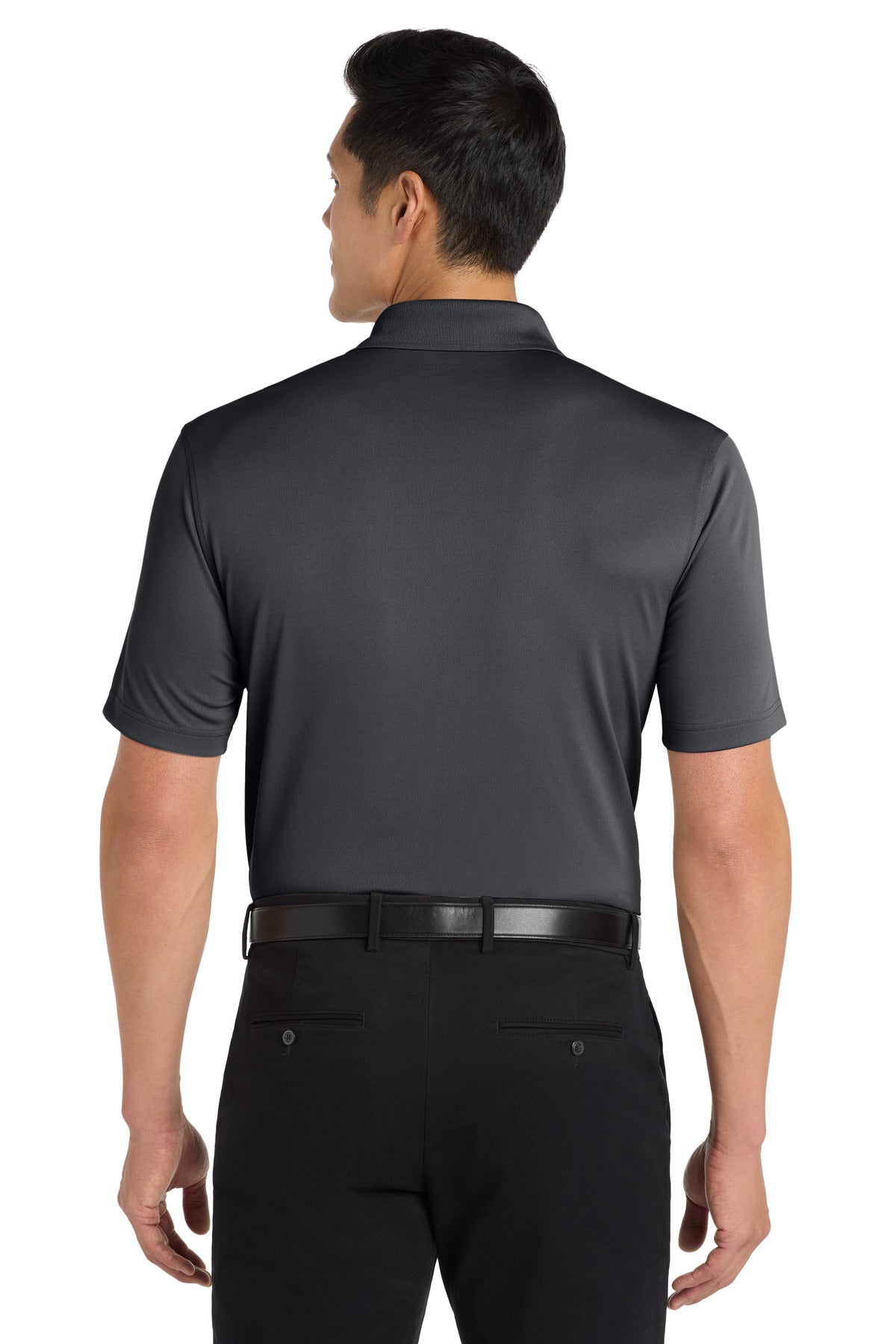 Port Authority Tall Dry Zone UV Micro-Mesh Polo TLK110 - Graphite - back