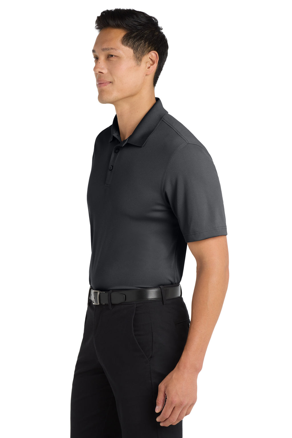 Port Authority Tall Dry Zone UV Micro-Mesh Polo TLK110 - Graphite - side
