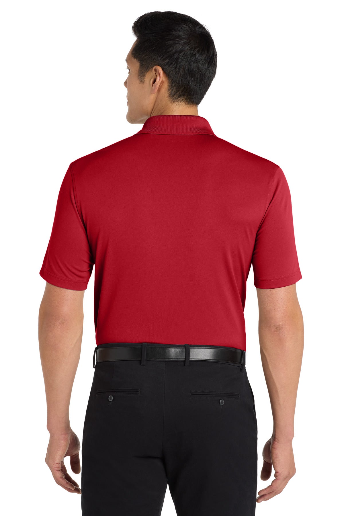 Port Authority Tall Dry Zone UV Micro-Mesh Polo TLK110 - Rich Red - back