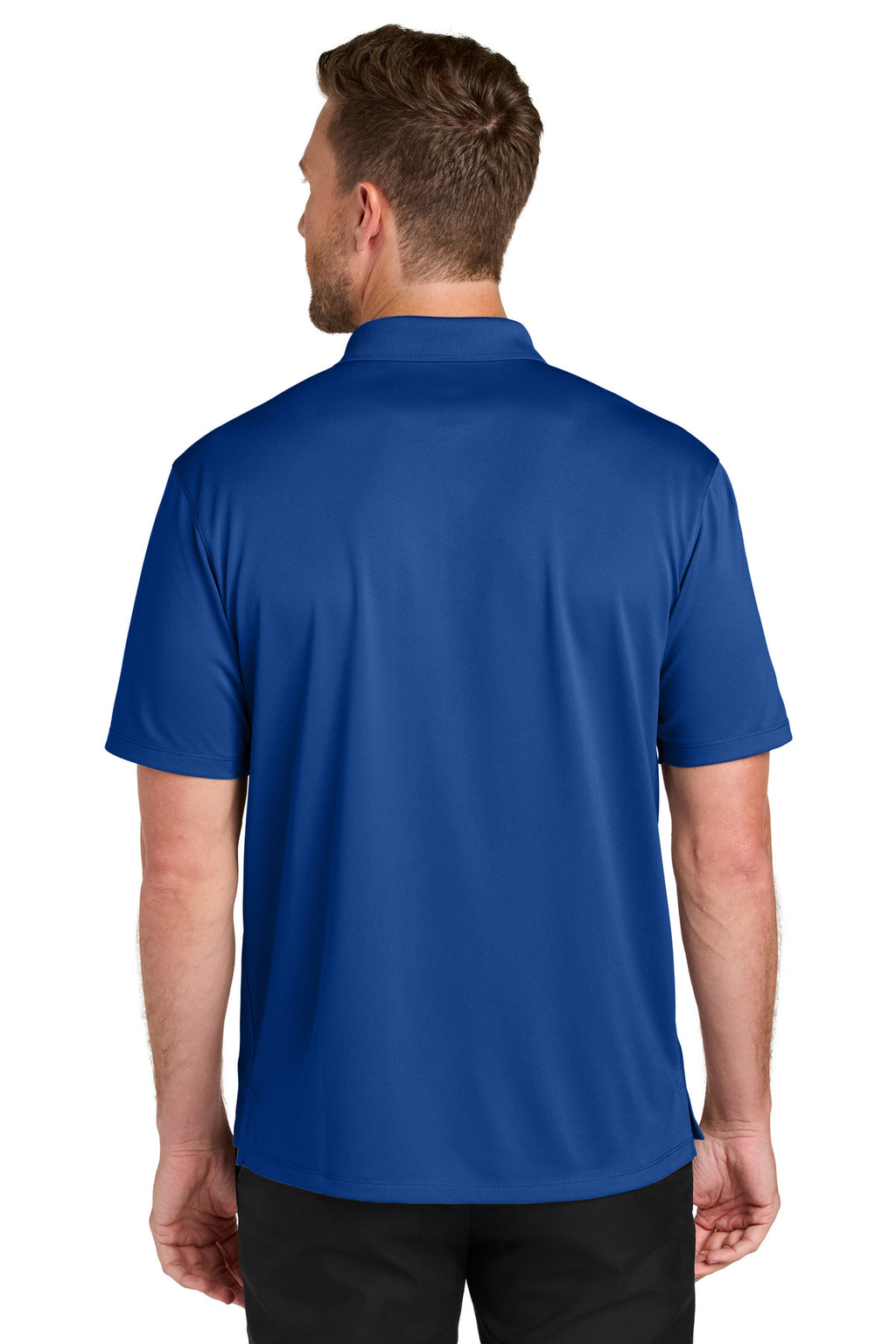 Port Authority Tall Wearever Performance Pique Polo TLK240 - True Royal - back