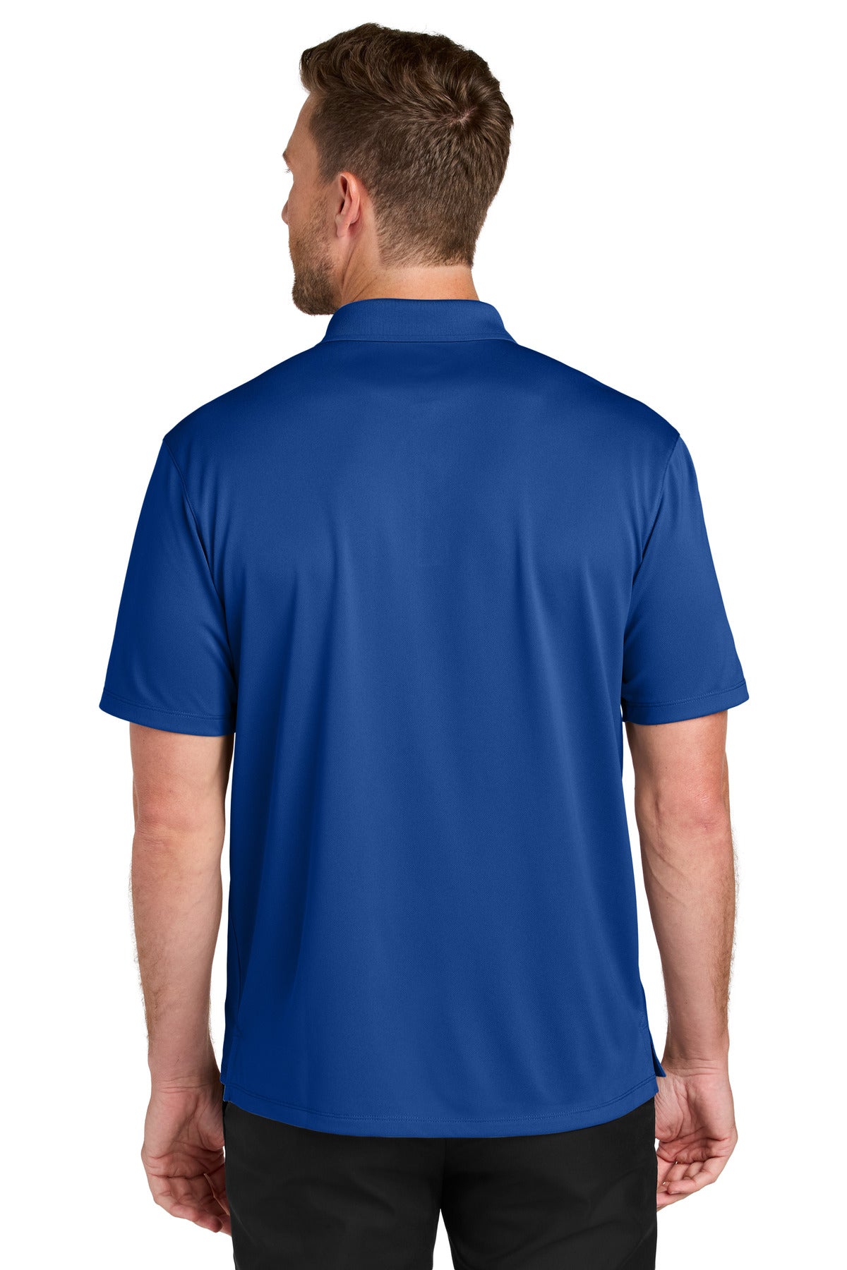 Port Authority Tall Wearever Performance Pique Polo TLK240 - True Royal - back