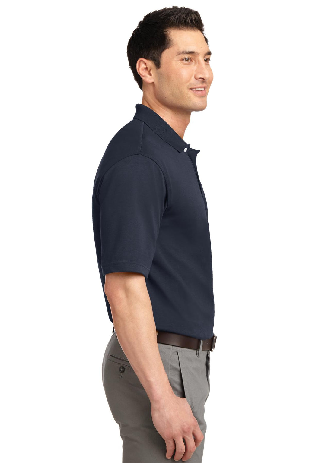 Port Authority Tall Rapid Dry Polo. TLK455 - Classic Navy - side