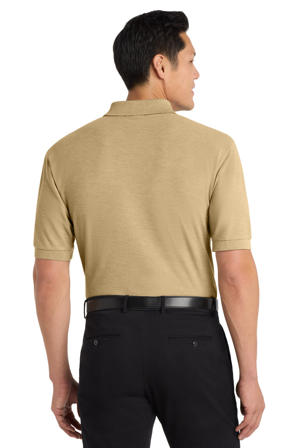 Port Authority Tall Silk Touch Polo. TLK500 - Stone - back