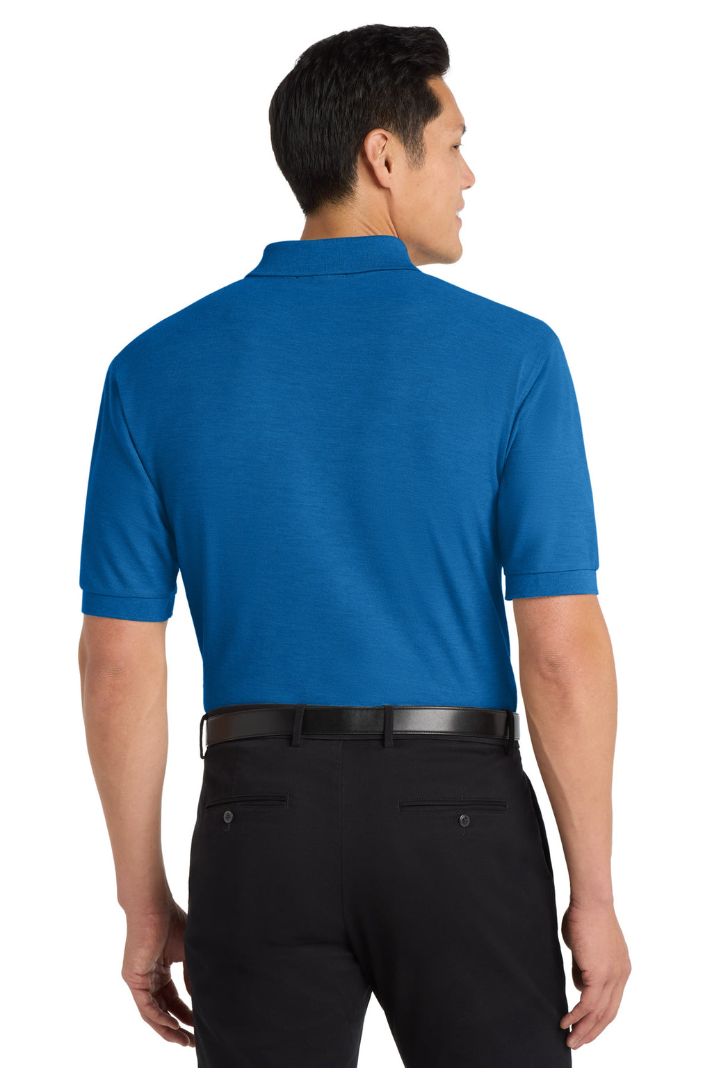 Port Authority Tall Silk Touch Polo. TLK500 - Strong Blue - back