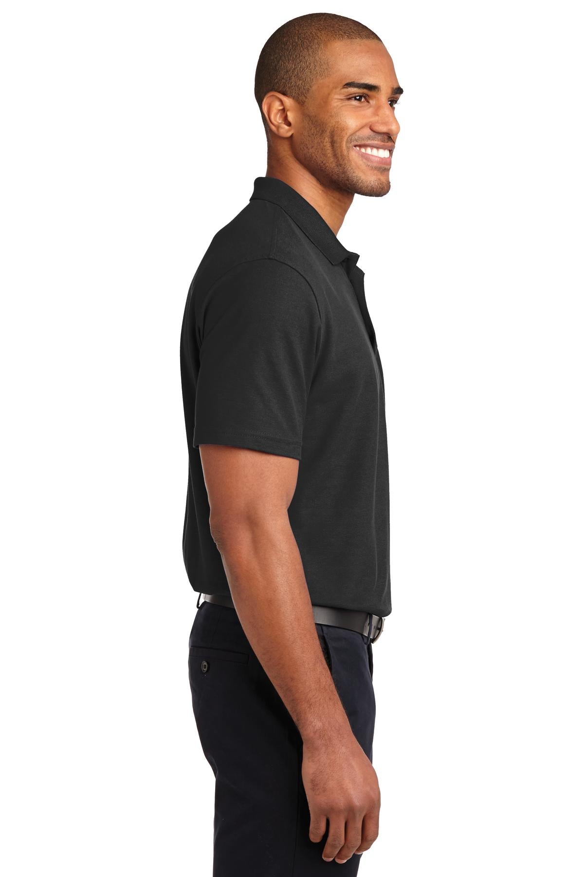 Port Authority Tall Stain-Release Polo. TLK510 - Black - side