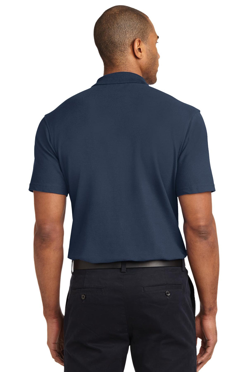 Port Authority Tall Stain-Release Polo. TLK510 - Navy - back