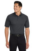 DISCONTINUED Port Authority Tall Dry Zone Ottoman Polo. TLK525 - Iron Grey - front