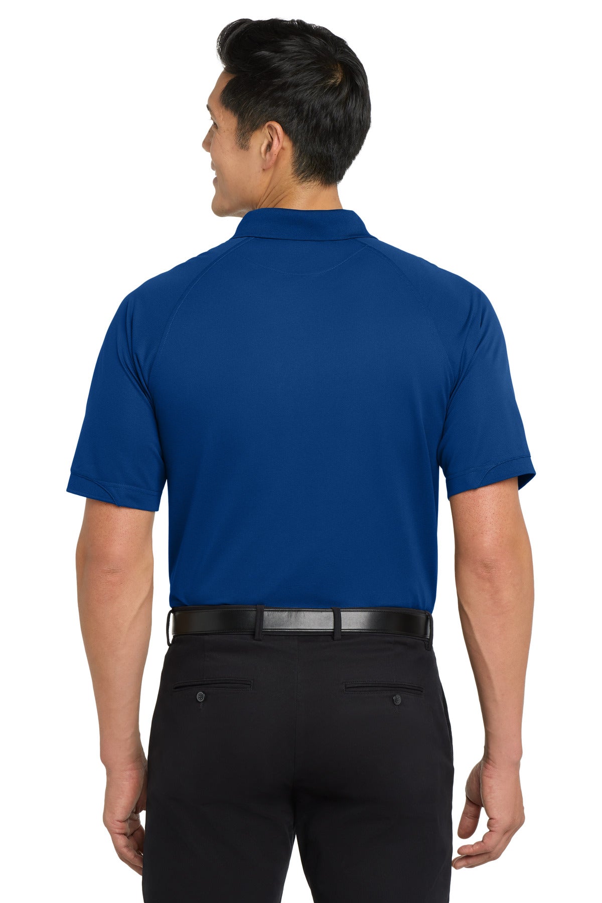 DISCONTINUED Port Authority Tall Dry Zone Ottoman Polo. TLK525 - Royal - back