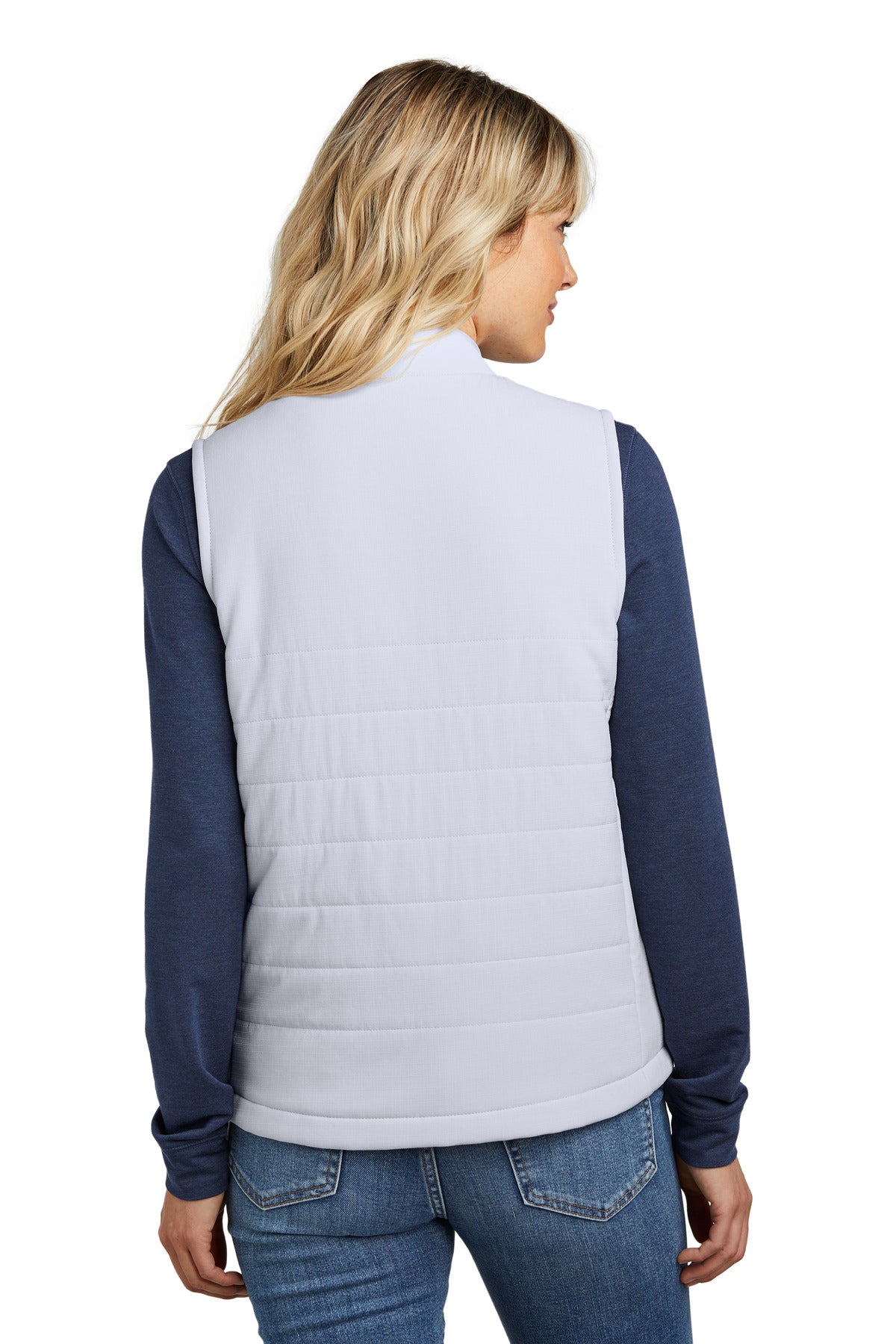 TravisMathew Women's Cold Bay Vest TM1LD002 - Microchip Grey - back