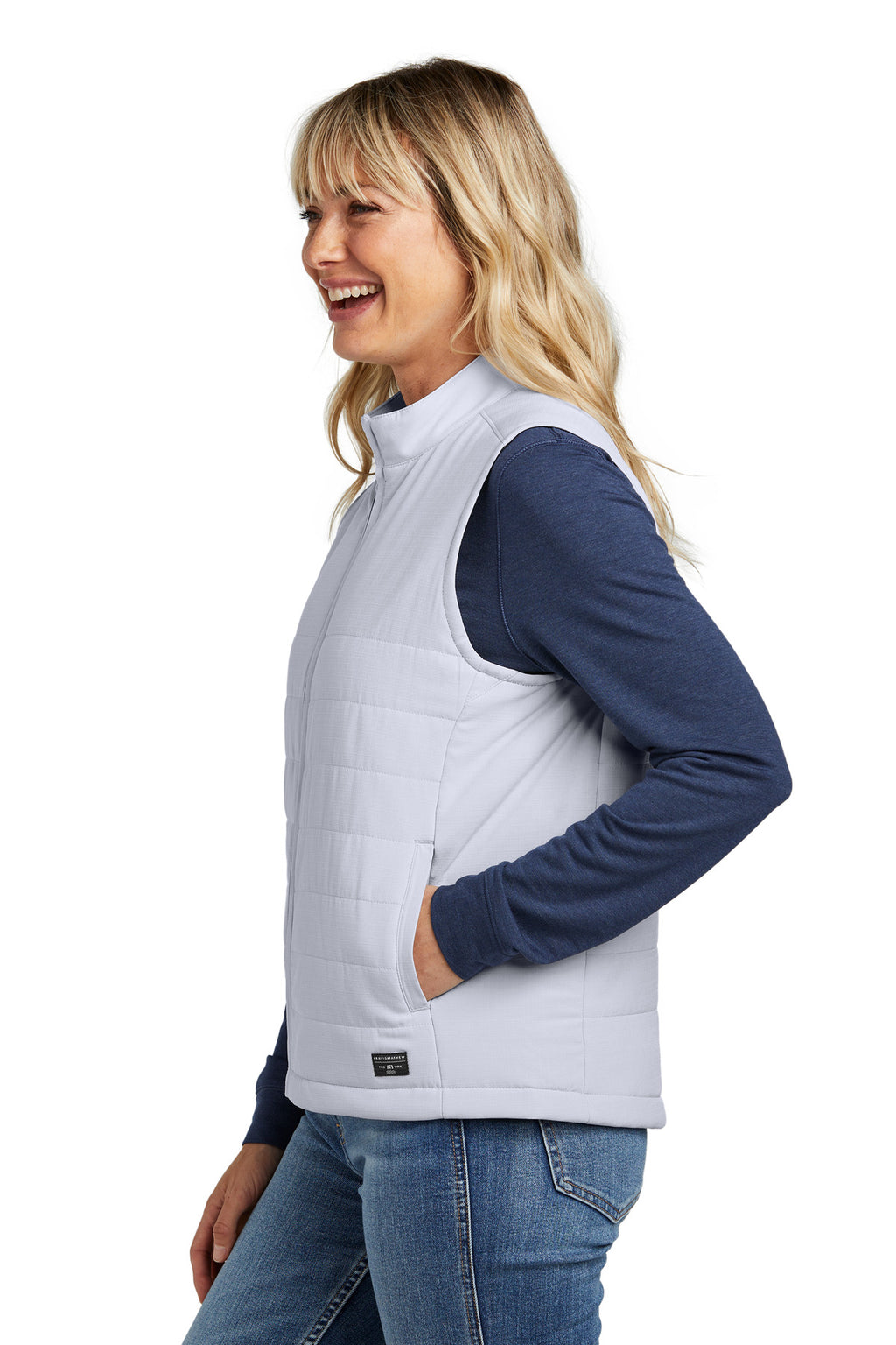 TravisMathew Women's Cold Bay Vest TM1LD002 - Microchip Grey - side