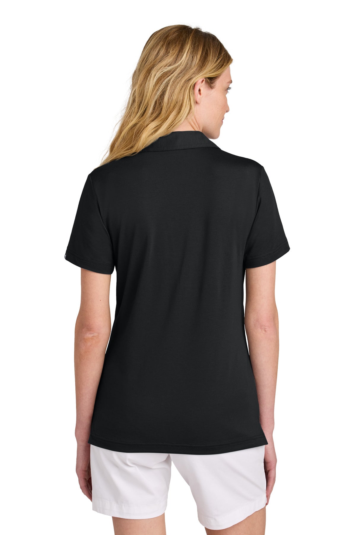 TravisMathew Women's Glenview Solid Polo TM1LF071 - Black - back