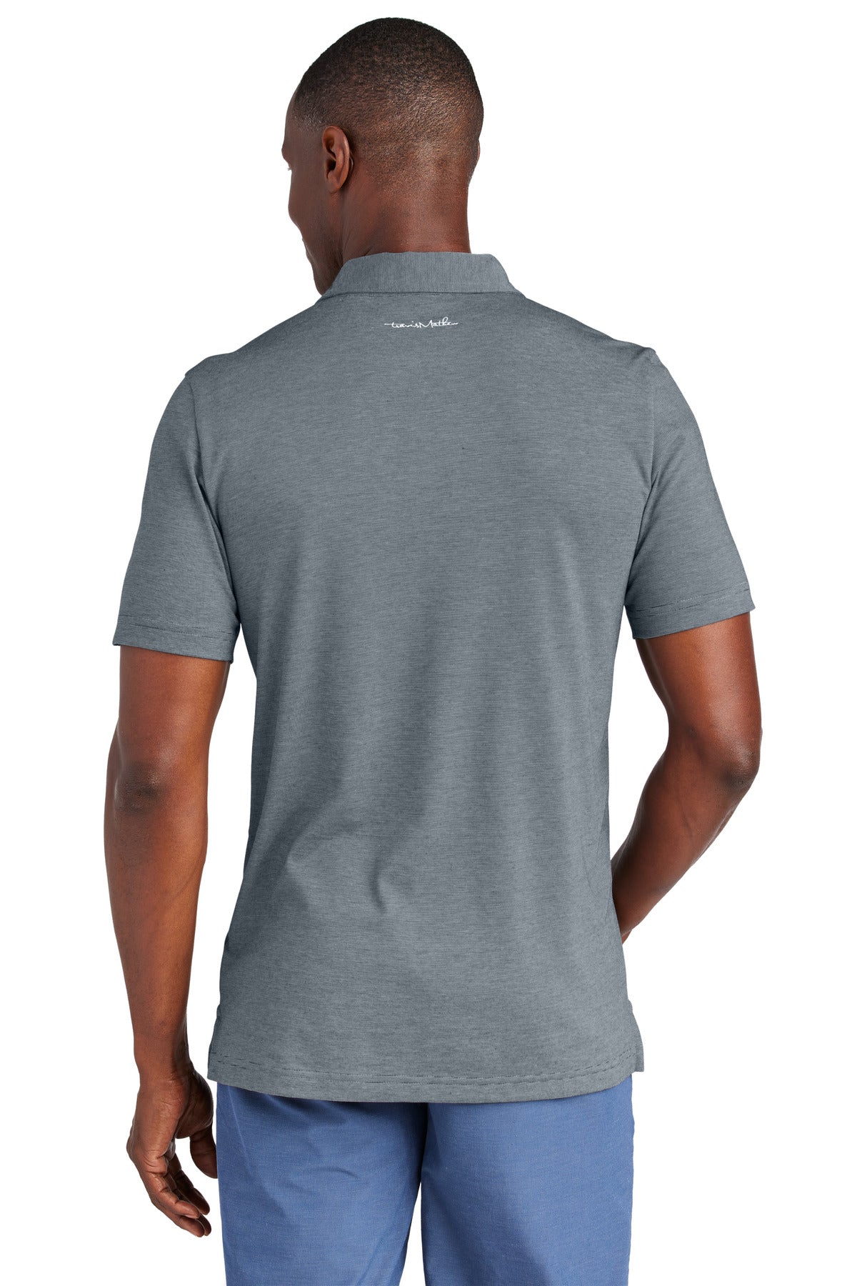 TravisMathew Sunnyvale Polo TM1MAA369 - Blue Nights Heather - back