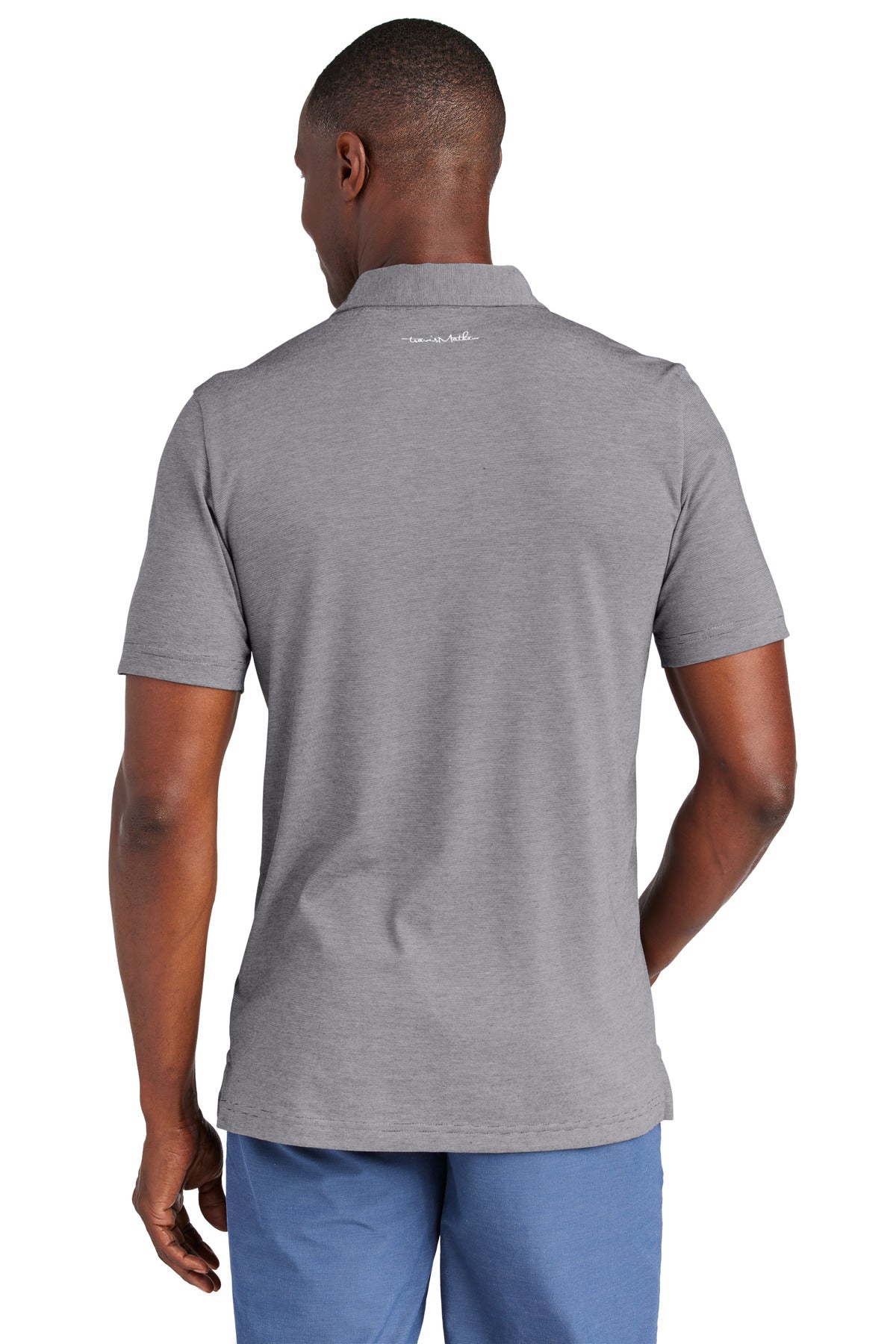 TravisMathew Sunnyvale Polo TM1MAA369 - Dark Grey Heather - back