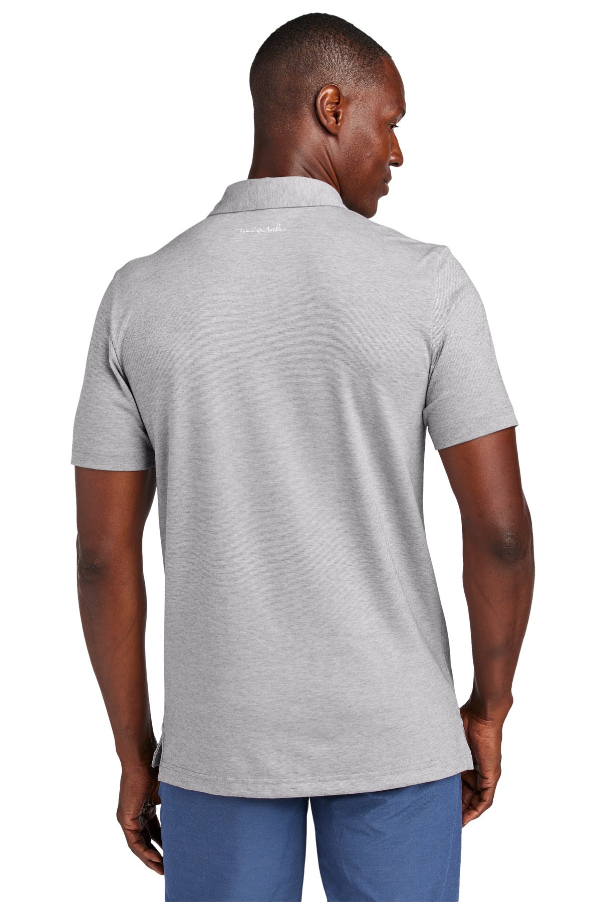 TravisMathew Sunnyvale Polo TM1MAA369 - Light Grey Heather - back