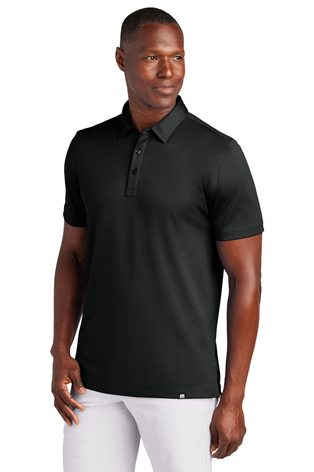 TravisMathew Cabana Solid Polo TM1MAA370 - Black - front