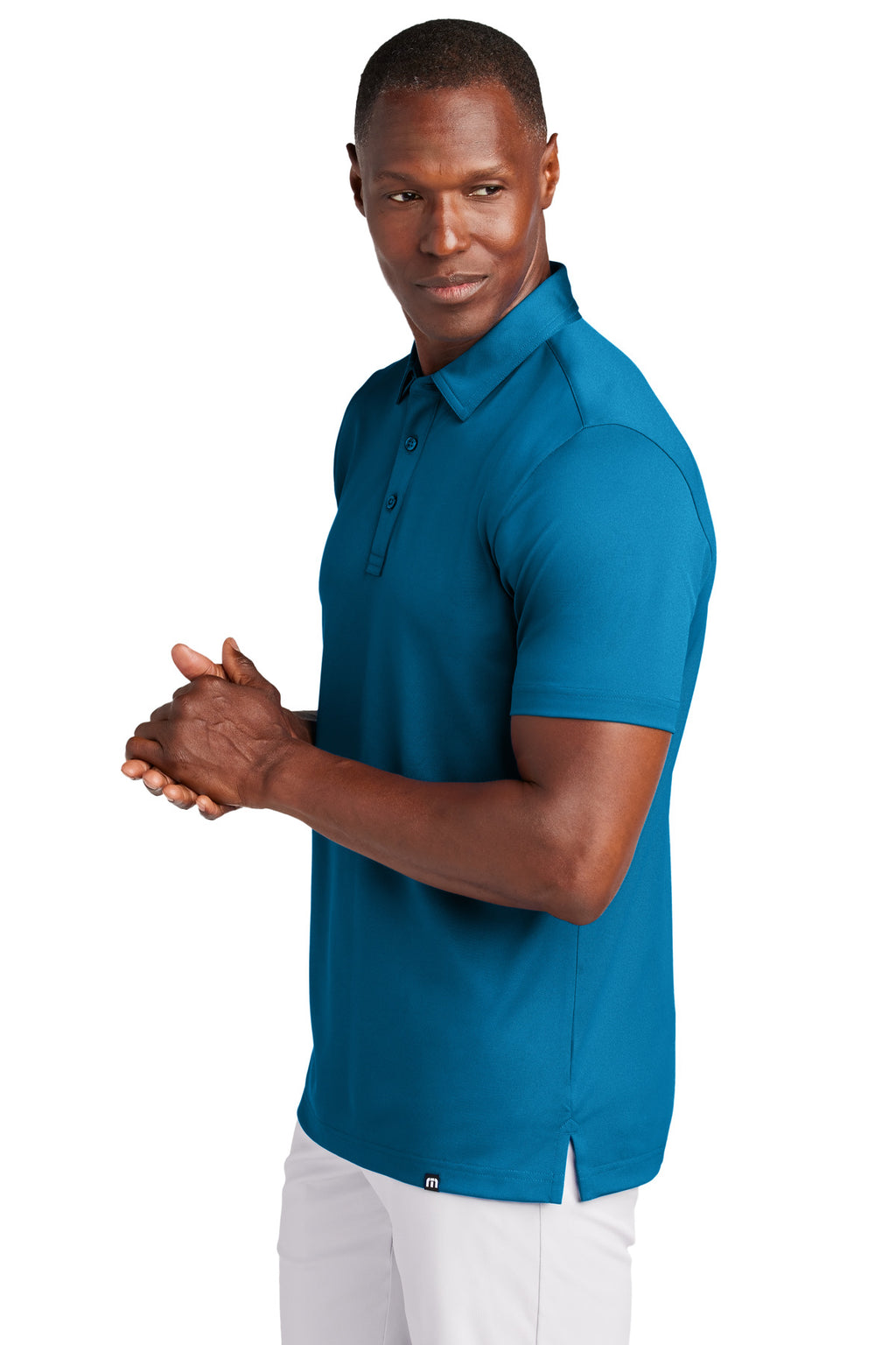 TravisMathew Cabana Solid Polo TM1MAA370 - Classic Blue - side