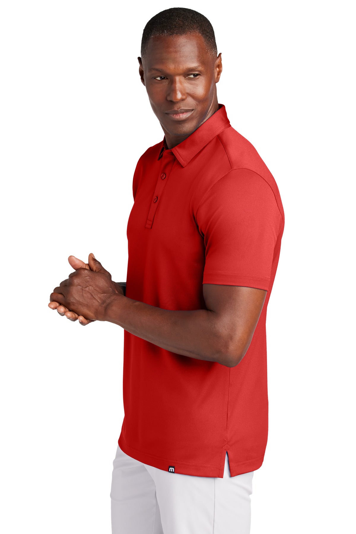 TravisMathew Cabana Solid Polo TM1MAA370 - Crimson - side