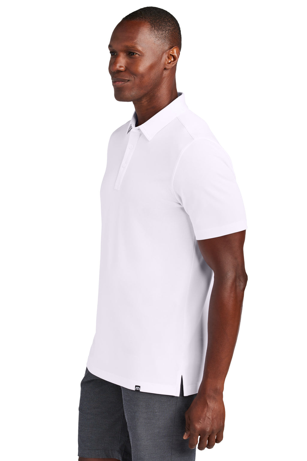 TravisMathew Cabana Solid Polo TM1MAA370 - White - side