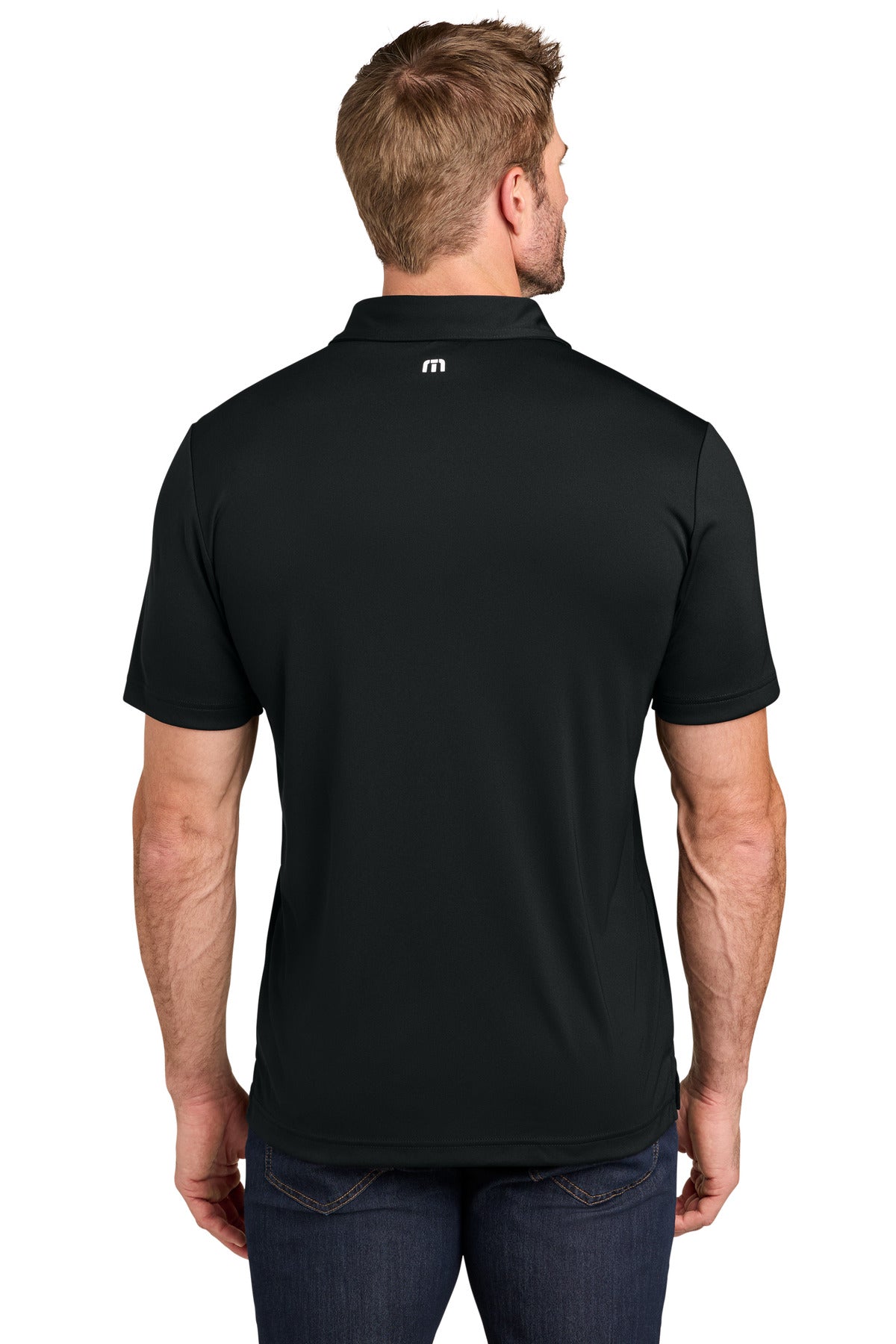 TravisMathew Coto Performance Polo. TM1MU410 - Black - back