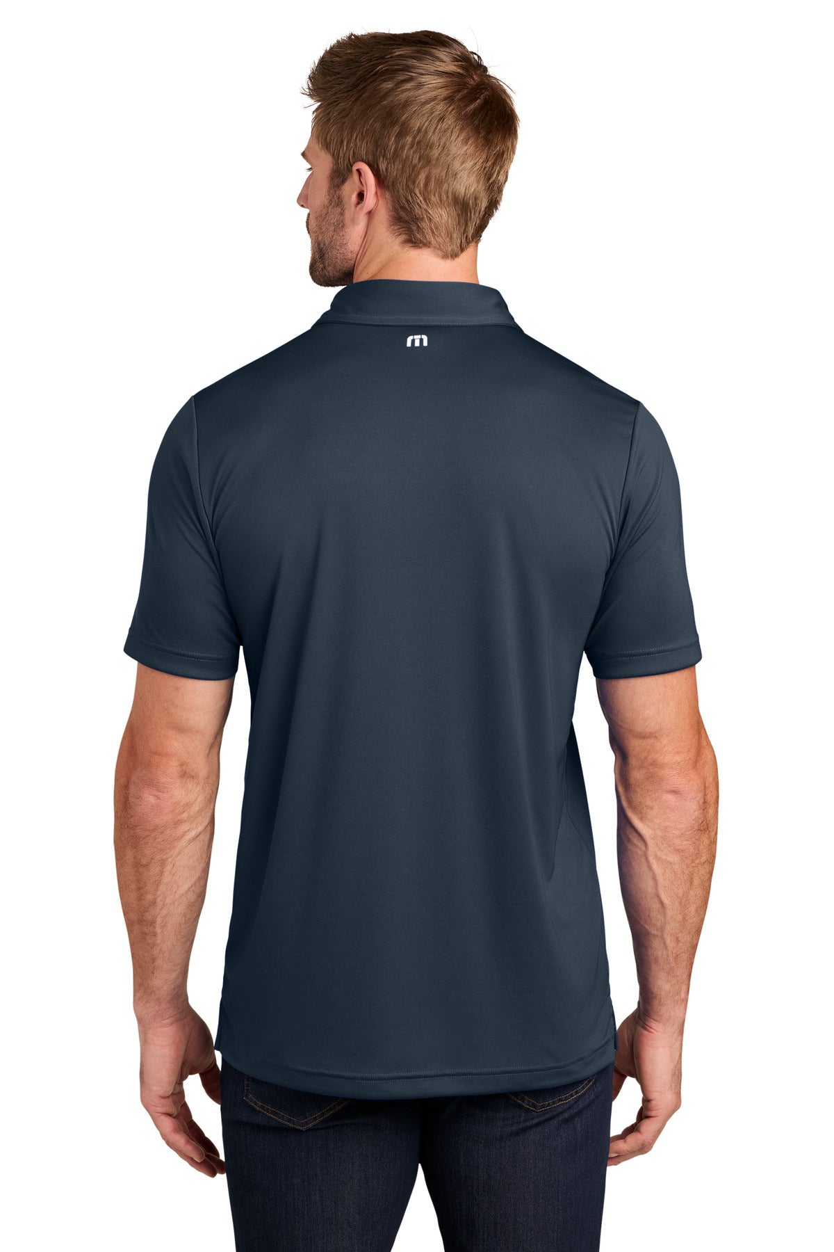 TravisMathew Coto Performance Polo. TM1MU410 - Blue Nights - back