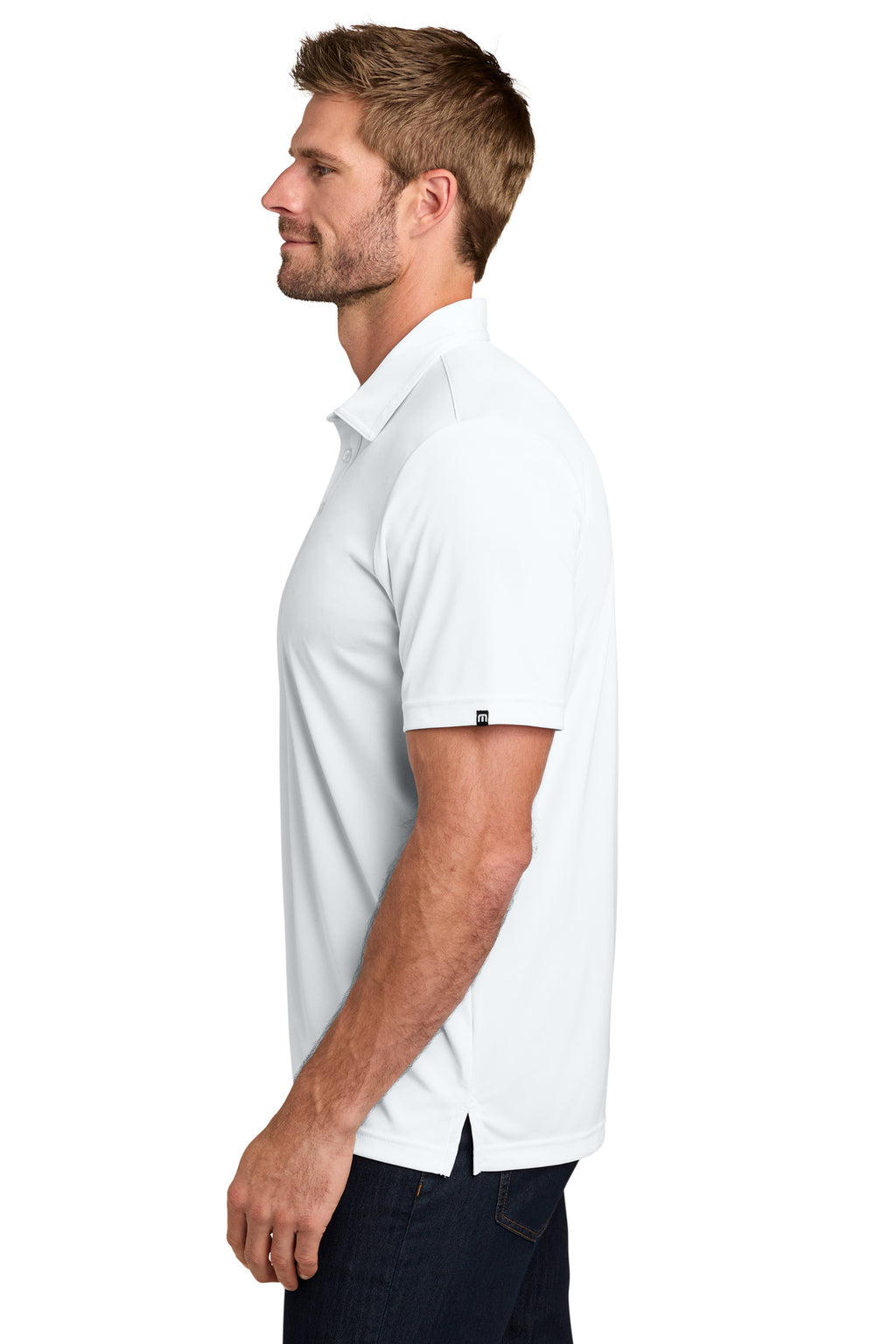 TravisMathew Coto Performance Polo. TM1MU410 - White - side