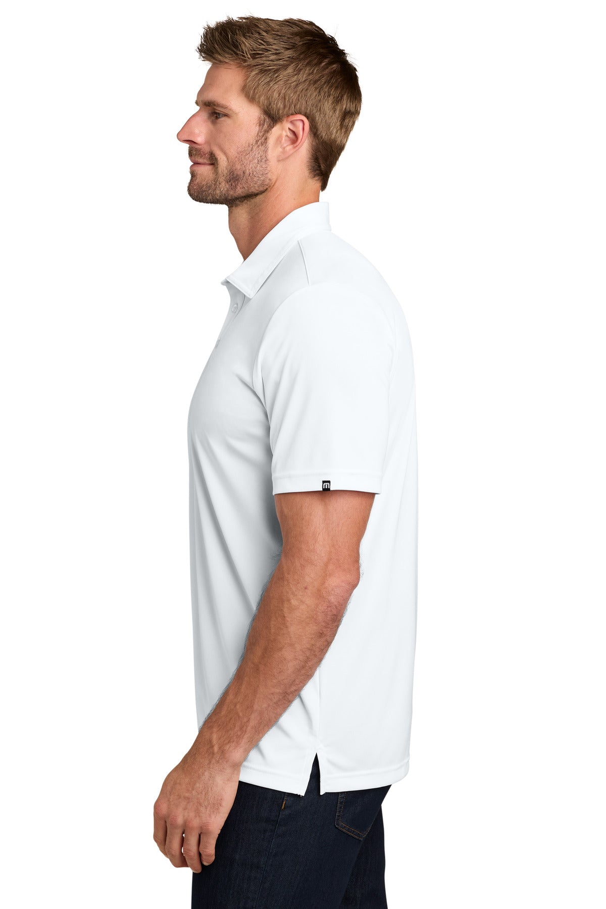 TravisMathew Coto Performance Polo. TM1MU410 - White - side