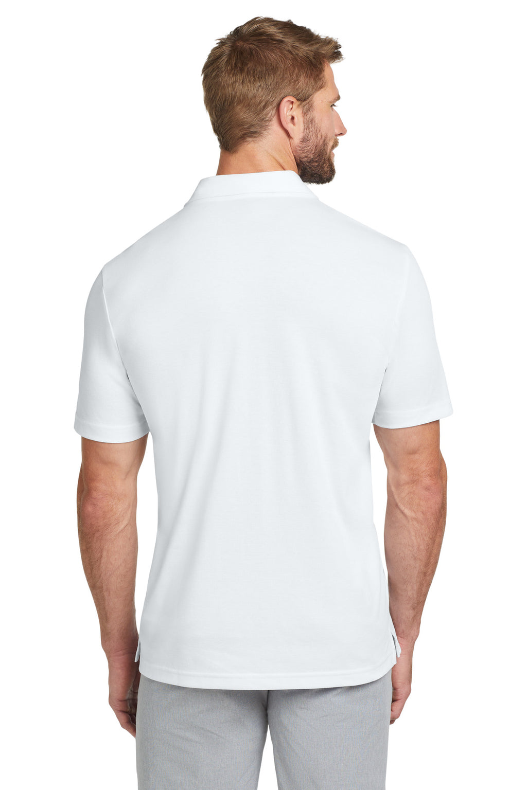 TravisMathew Oceanside Solid Polo. TM1MU411 - White - back