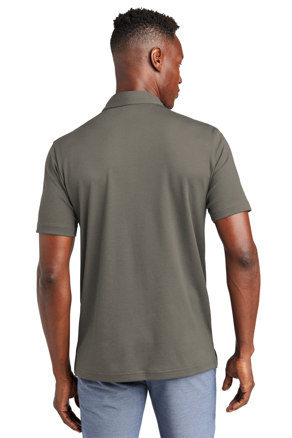 TravisMathew Monterey Chest Stripe Polo TM1MW450 - Quiet Shade Grey - back