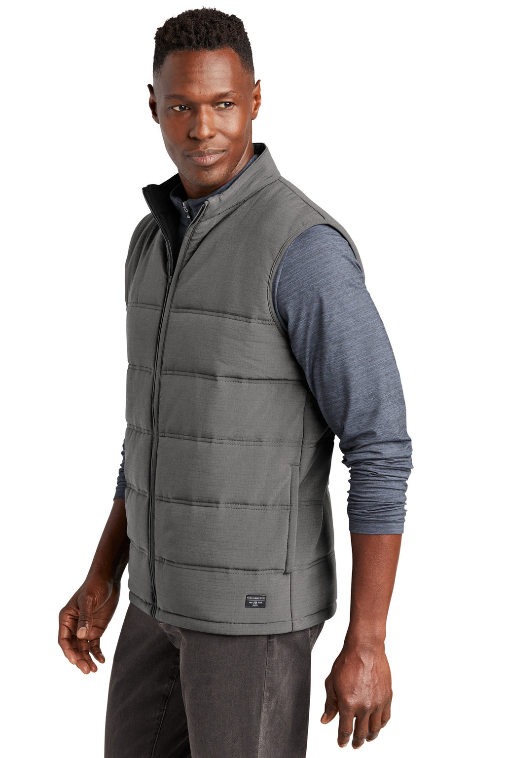TravisMathew Cold Bay Vest TM1MW453 - Quiet Shade Grey - three_q