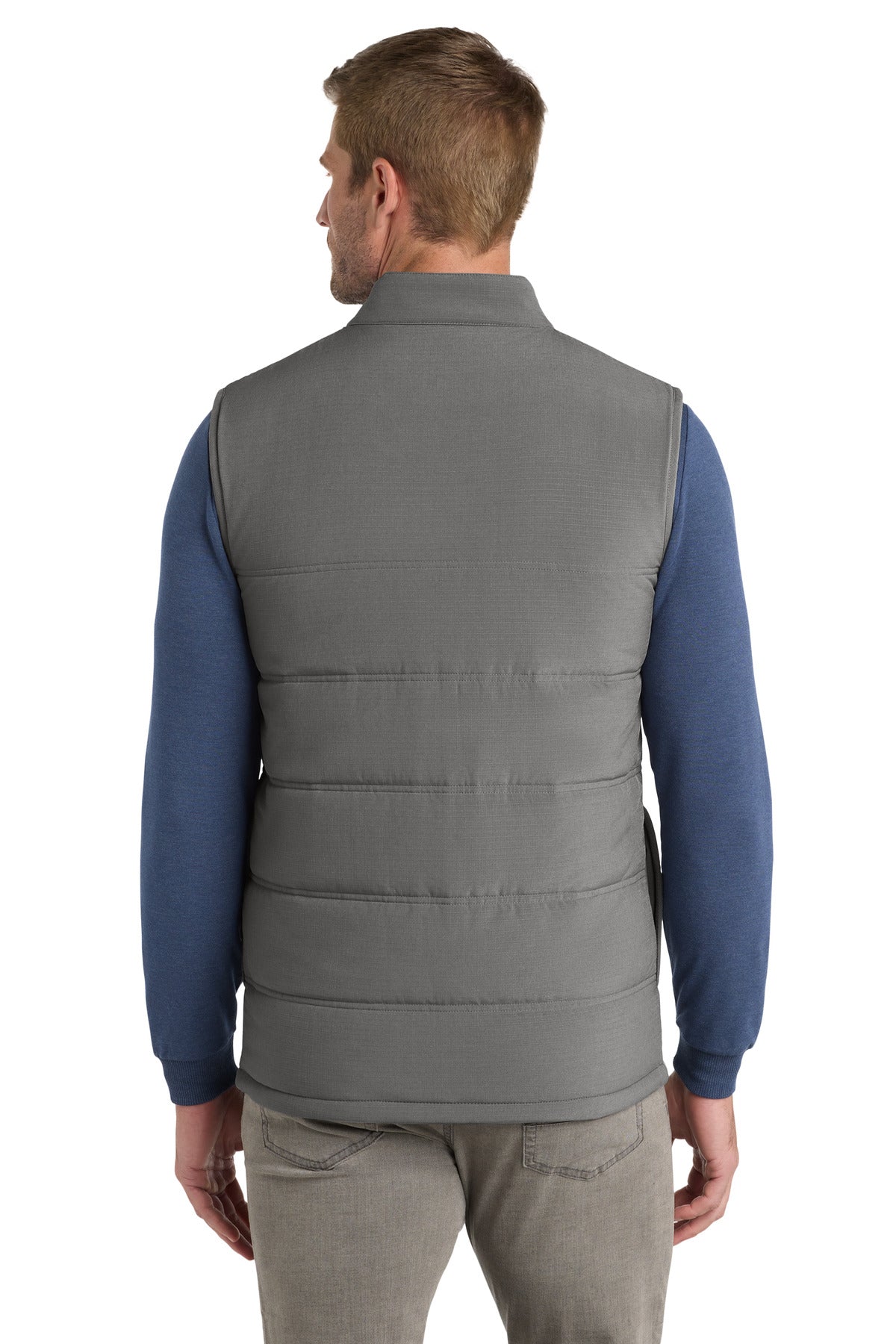 TravisMathew Cold Bay Vest TM1MW453 - Quiet Shade Grey - back