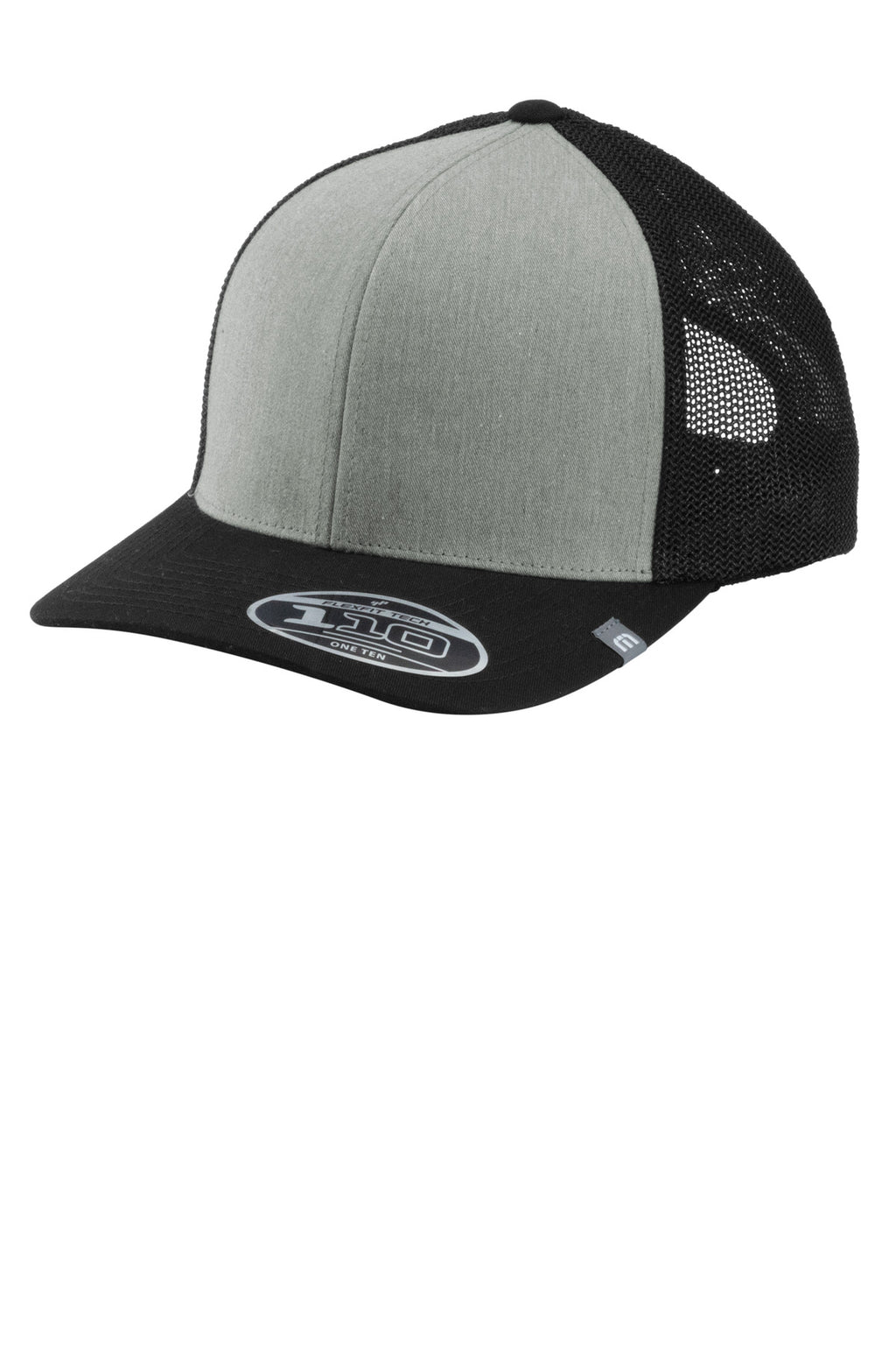 TravisMathew Cruz Colorblock Trucker Cap TM1MY390 - Heather Grey/ Black - front