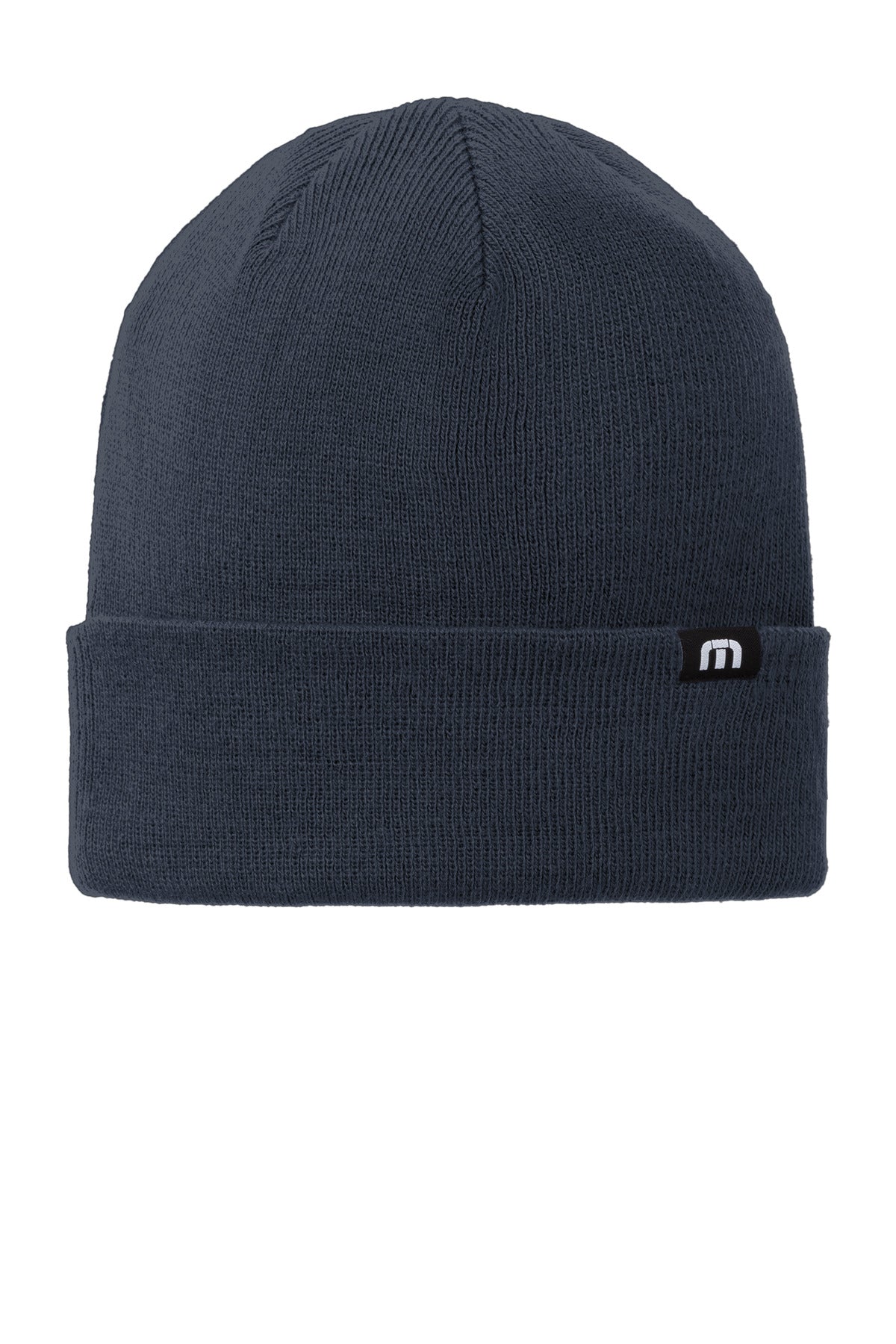 TravisMathew Solid Cuffed Beanie TM1MY394 - Blue Nights - front