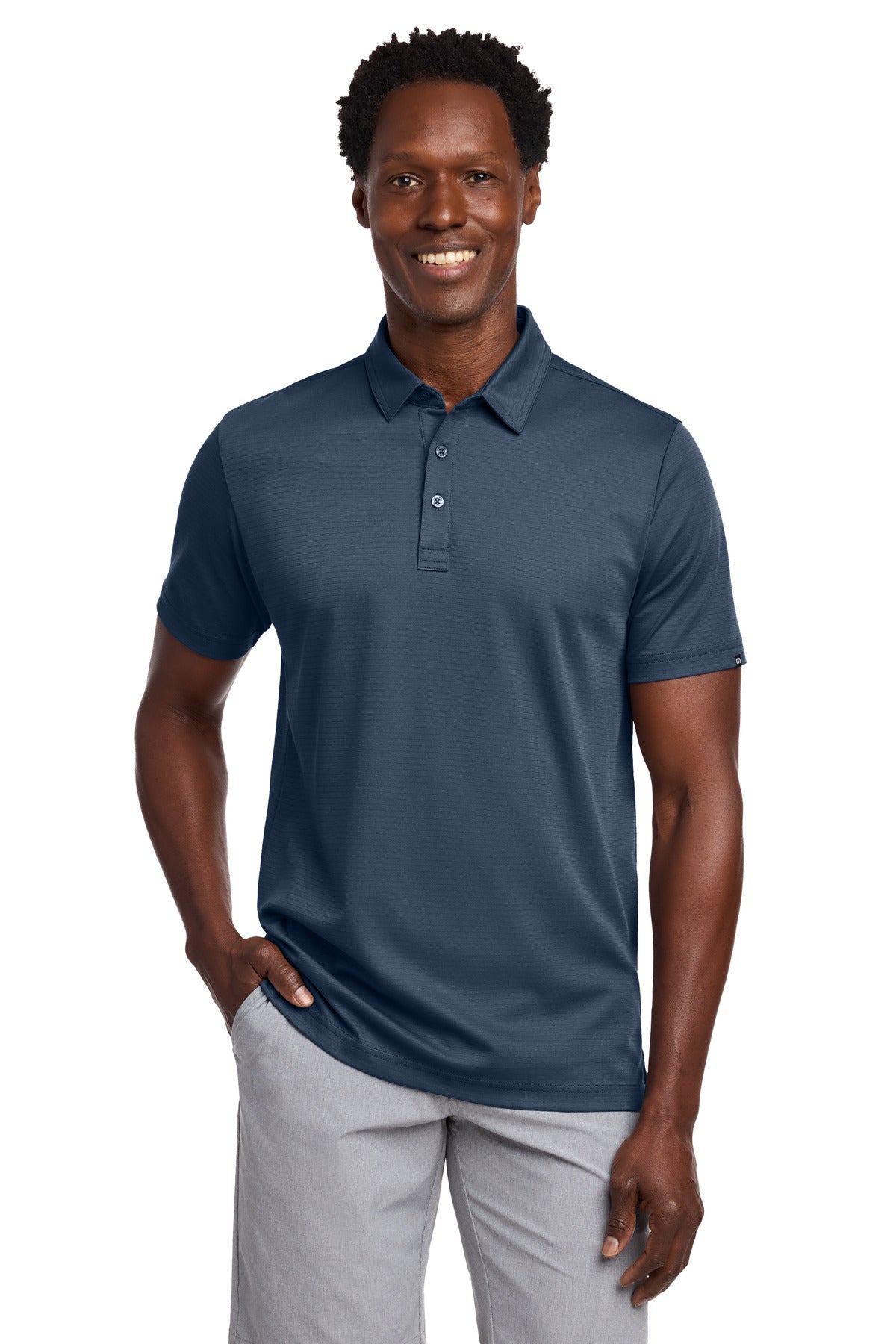 TravisMathew Bayfront Solid Polo TM1MY399 - Insignia Blue - front