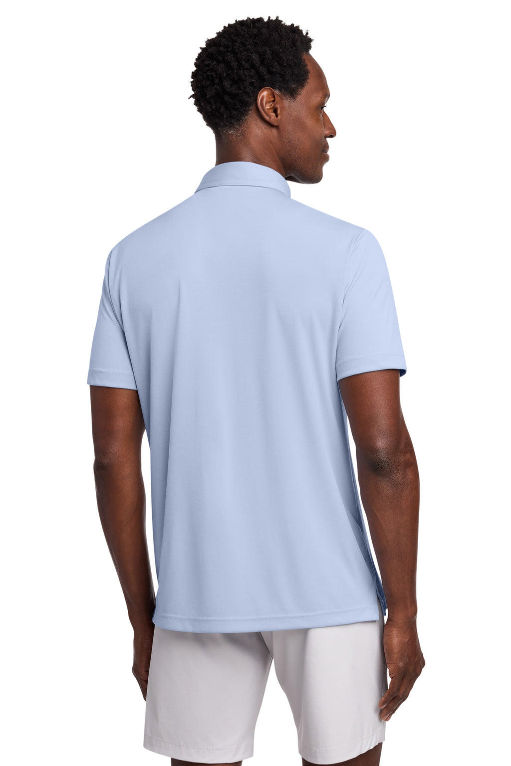TravisMathew Coto Performance Chest Stripe Polo TM1MY400 - Kentucky Blue Heather - back