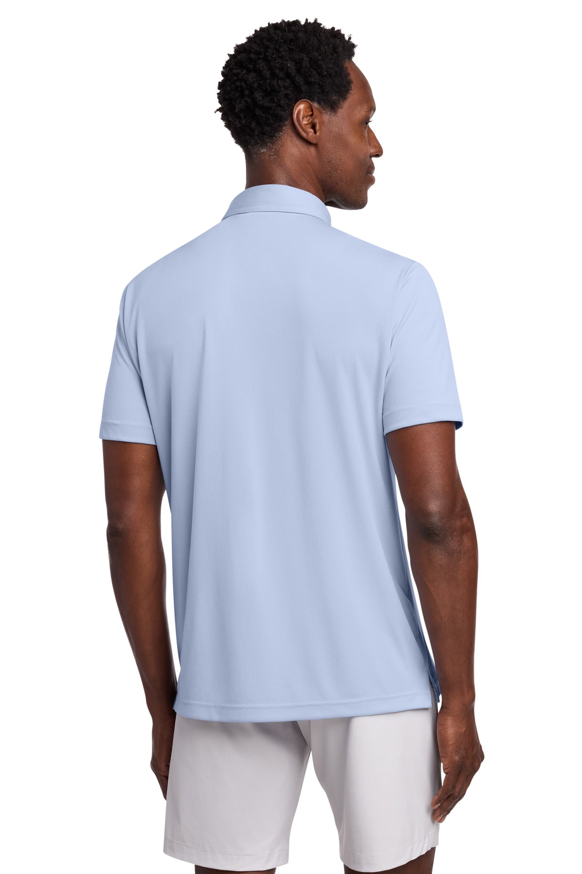 TravisMathew Coto Performance Chest Stripe Polo TM1MY400 - Kentucky Blue Heather - back