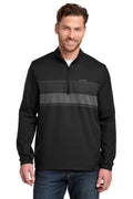 TravisMathew Balboa Chest Stripe 1/4-Zip TM1MZ340 - Black - front
