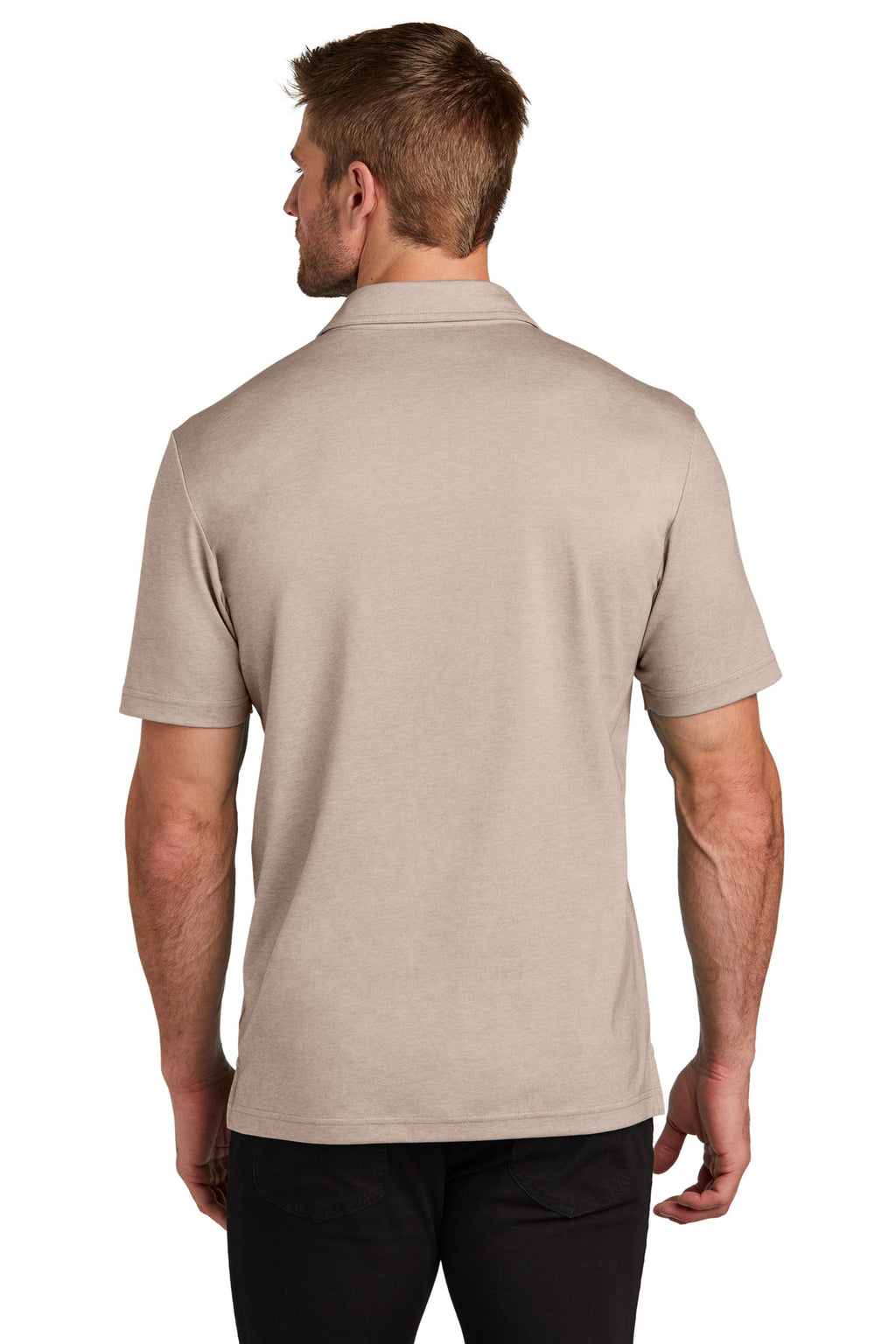 TravisMathew Sunsetters Pocket Polo TM1MZ344 - Portabella Heather - back