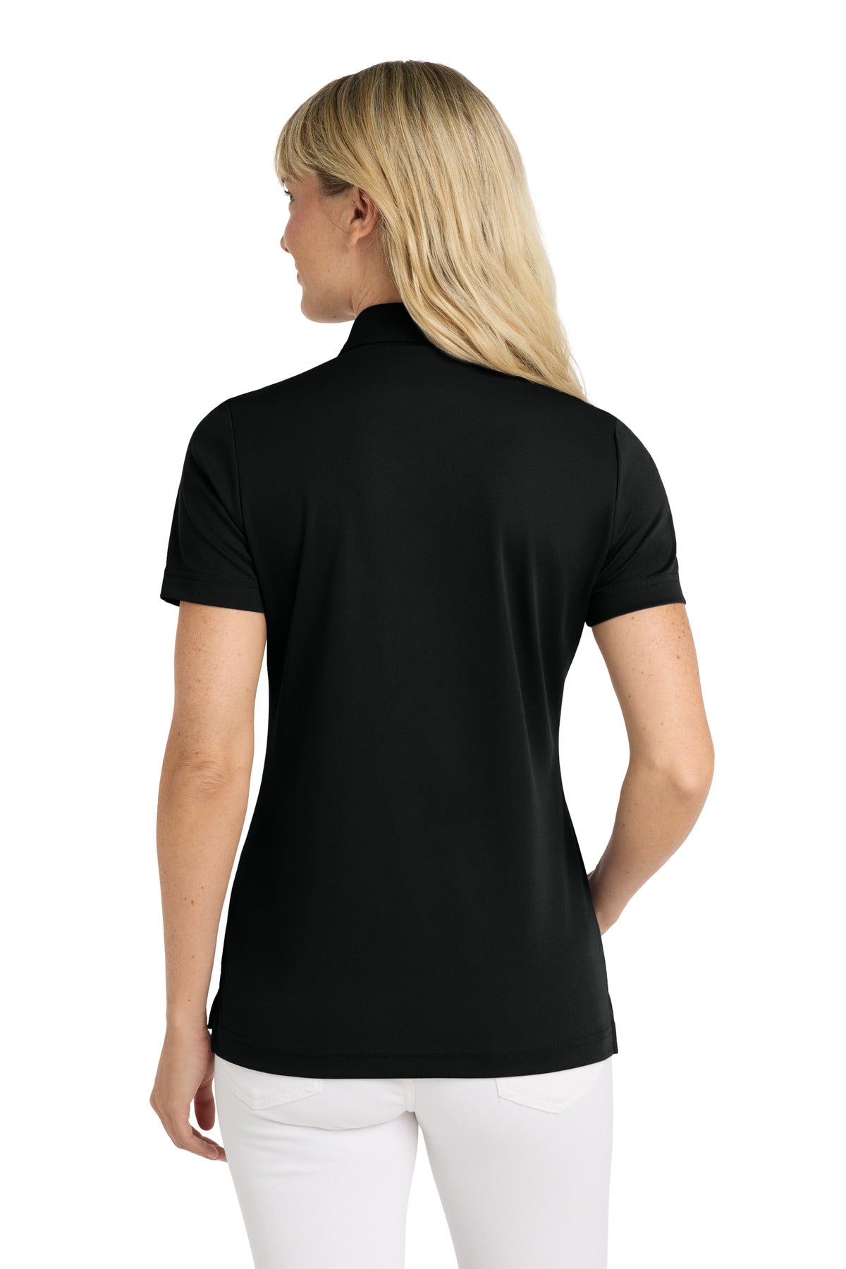 TravisMathew Women's Oceanside Solid Polo TM1WW001 - Black - back