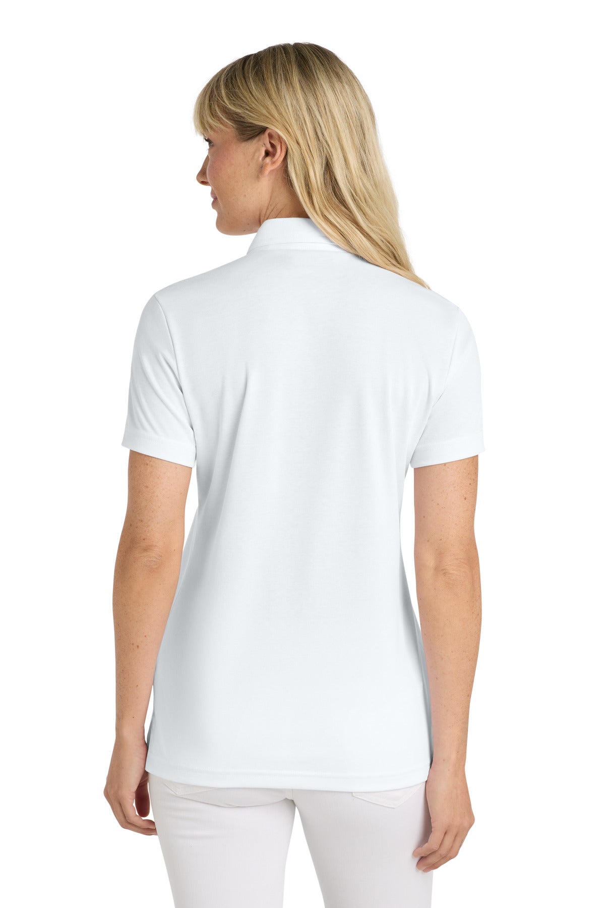 TravisMathew Women's Oceanside Solid Polo TM1WW001 - White - back