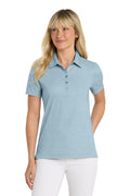 TravisMathew Women's Oceanside Heather Polo TM1WW002 - Allure Heather - front