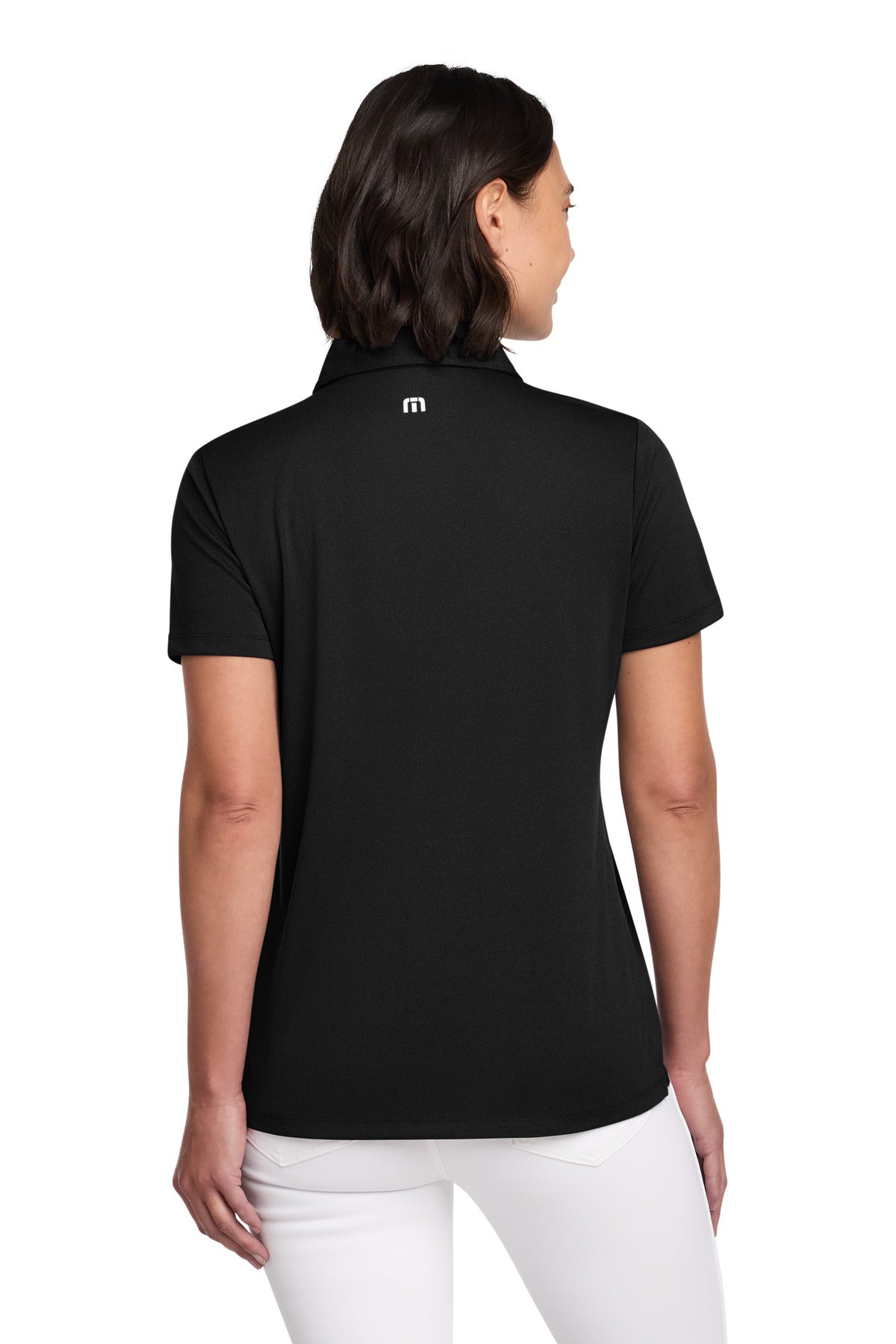 TravisMathew Women's Coto Performance Polo TM1WX002 - Black - back